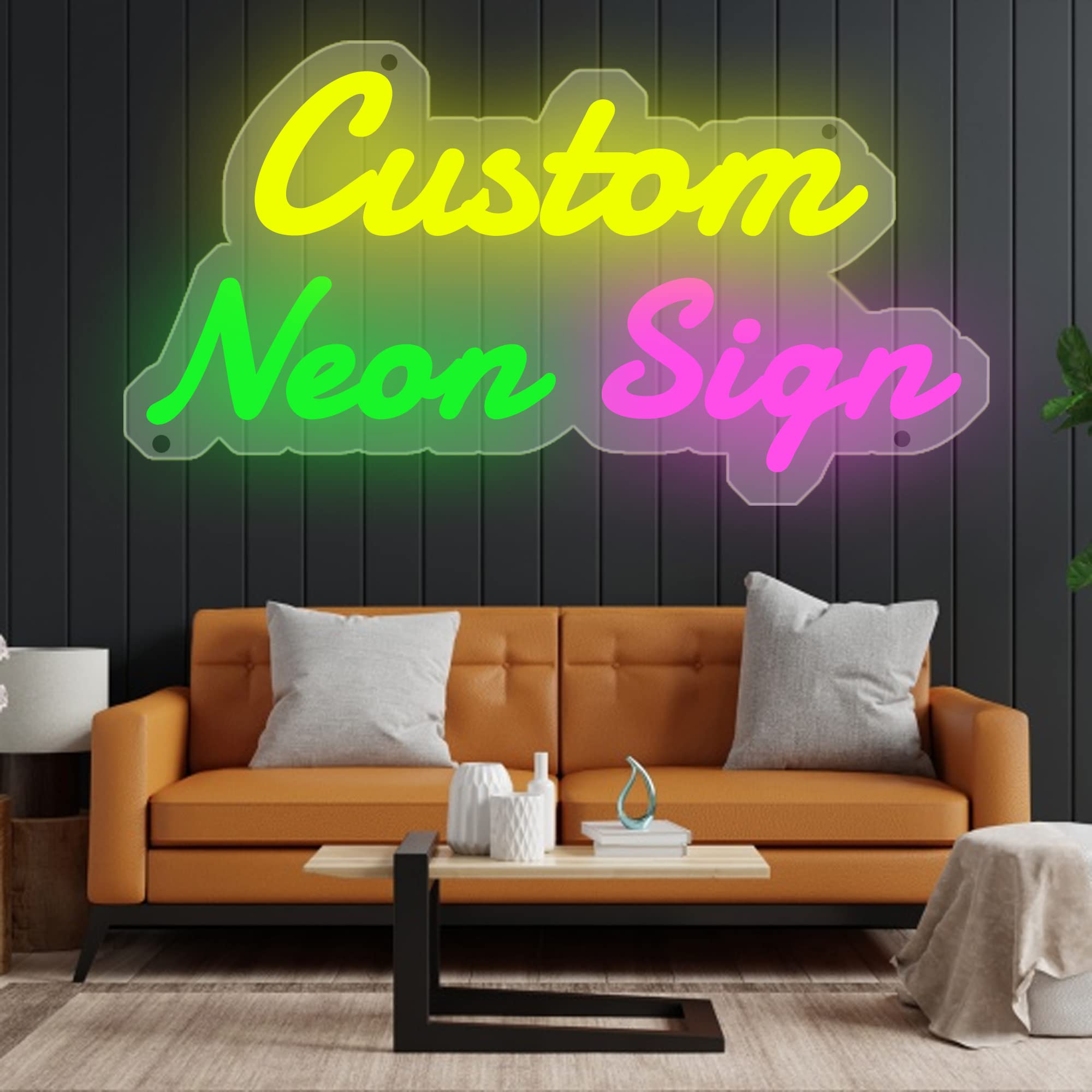 Custom LED Neon Signs - Personalized Handmade Neon Lights for Wedding, Birthday Party, Home Decor, Shop Logo & Bar Sign - Christmas Gifts & Room Decor (15