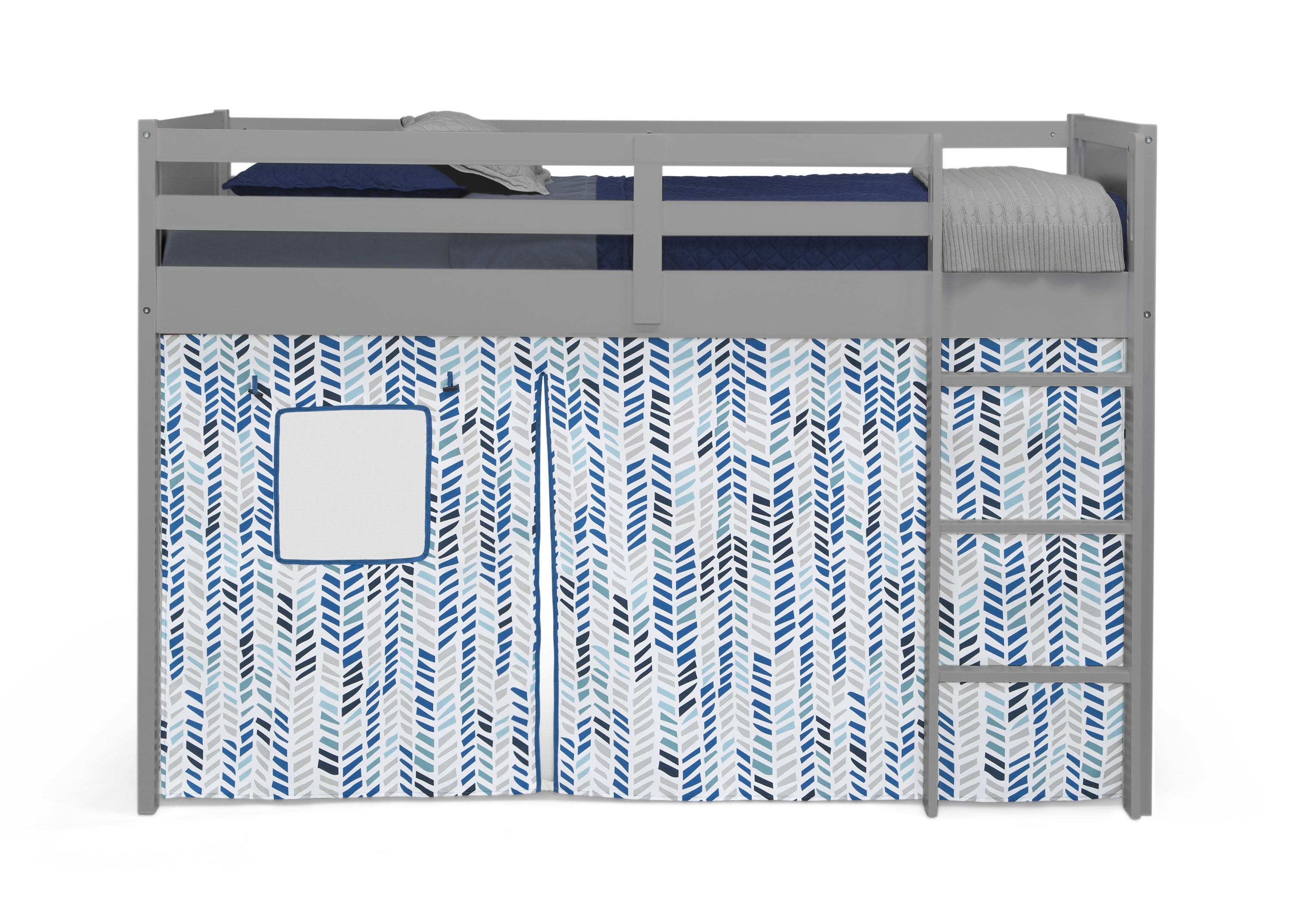 Bed Tent & Curtain Set for Twin Loft or Bunk Bed (Bed Not Included) - Perfect for Kids' Sleepovers, Privacy, and Cozy Bedroom Decor