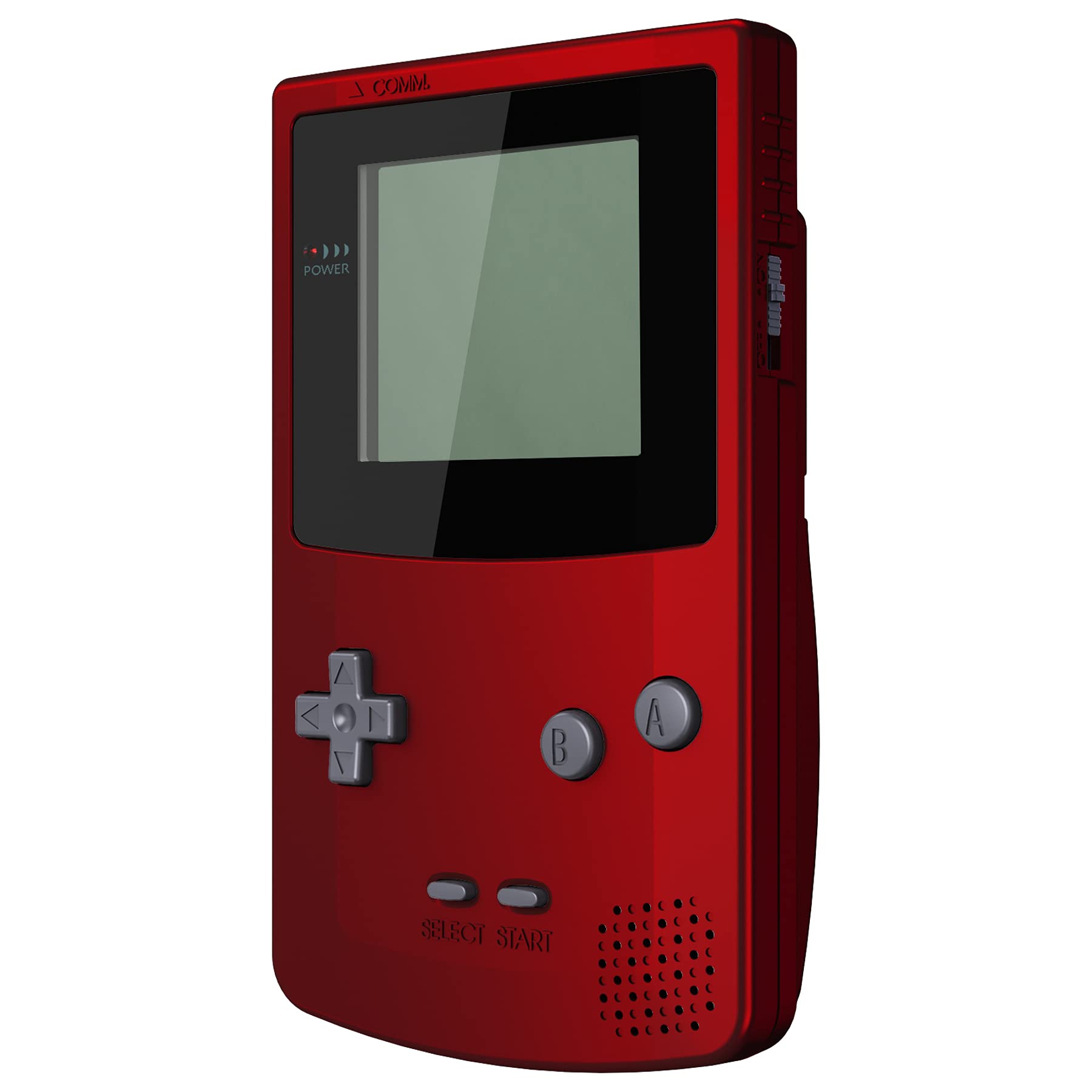 eXtremeRate Scarlet Red Replacement Shell Full Housing Cover with Buttons for Gameboy Color (GBC) - Compatible with OSD IPS, Regular IPS & Standard LCD Screens - DIY Console Repair & Customization - Perfect for Gaming Enthusiasts & Retro Collectors