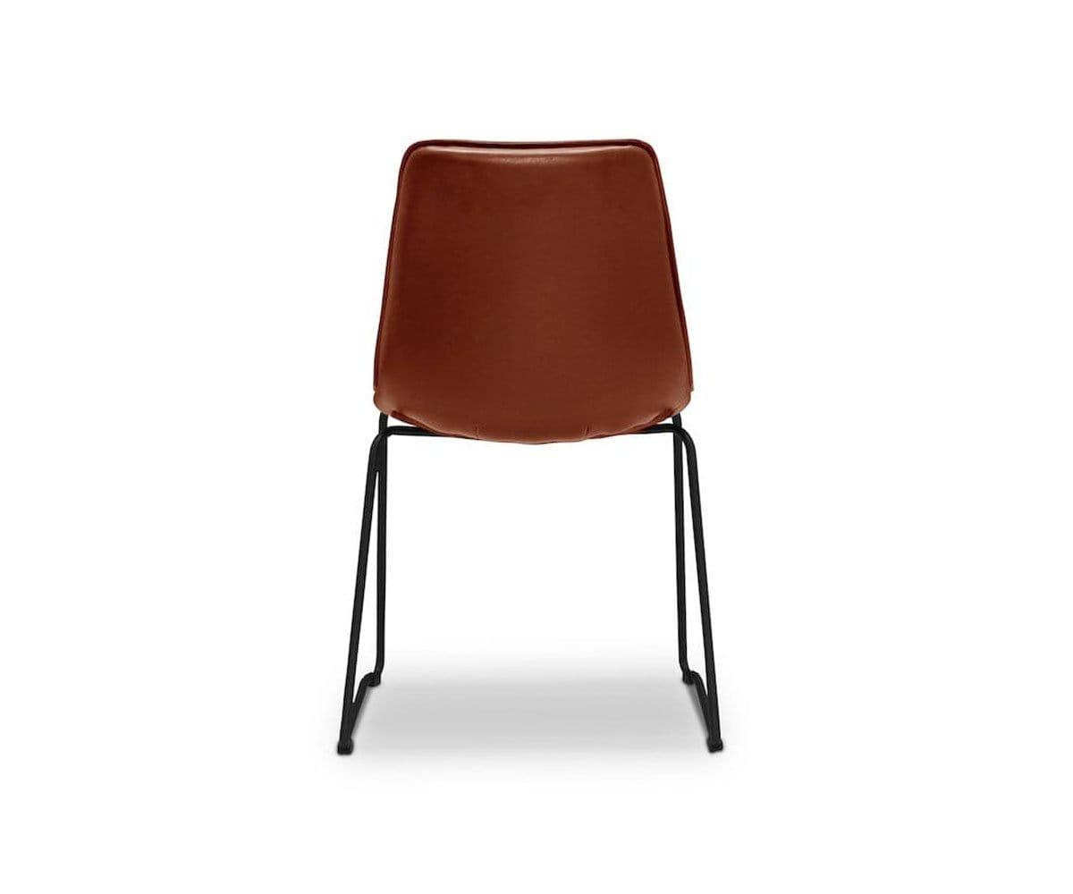 Oken Dining Chair - Modern Wooden Dining Chair with Upholstered Seat - Perfect for Kitchen, Dining Room, and Home Office