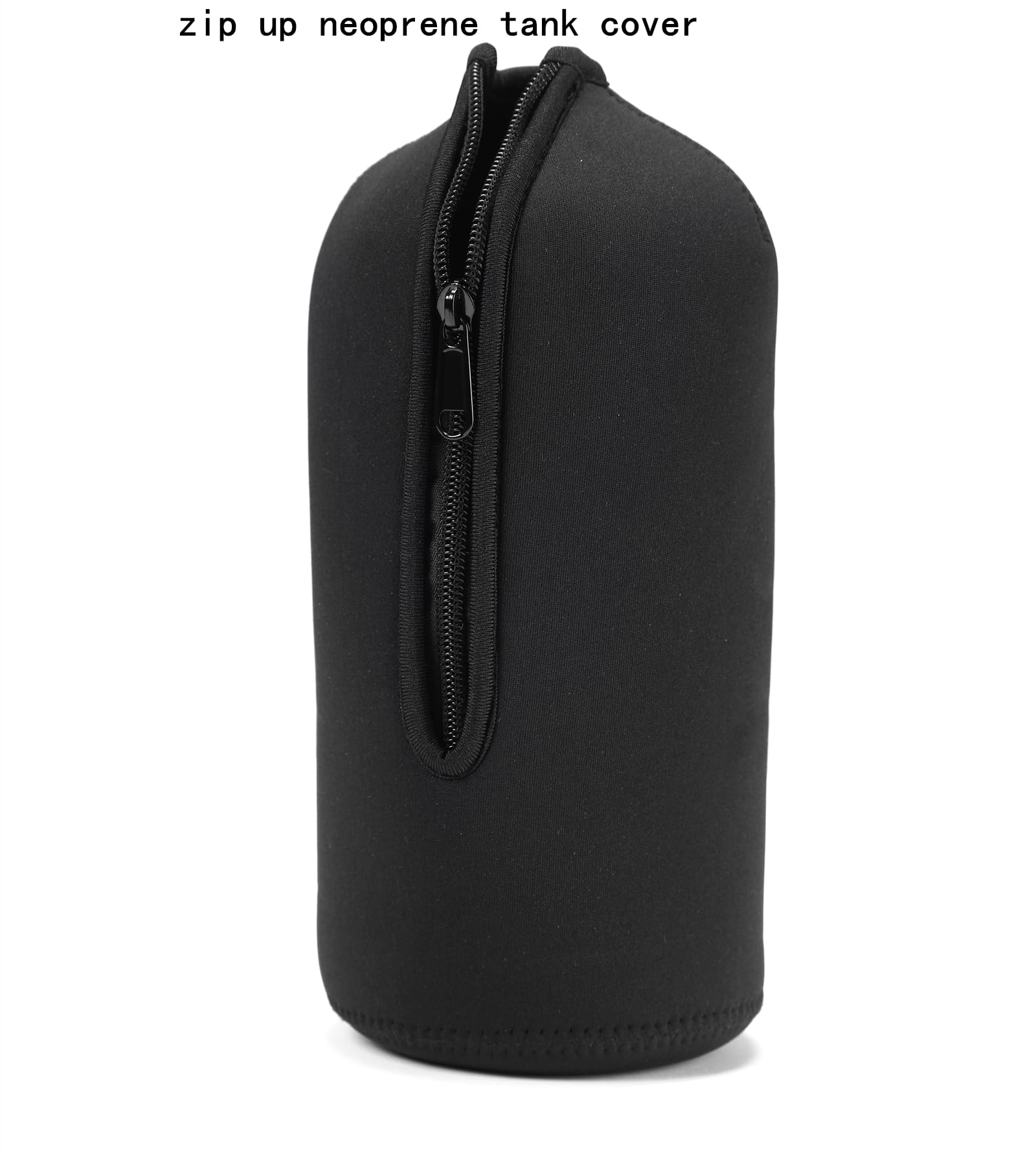 98ci Carbon Fiber Paintball Tank - 4500psi PCP HPA Air Tank with Black Coating & Dual Gauge Valve | Includes Black Zip Up Cover | Perfect for Paintball, Airsoft & Outdoor Sports