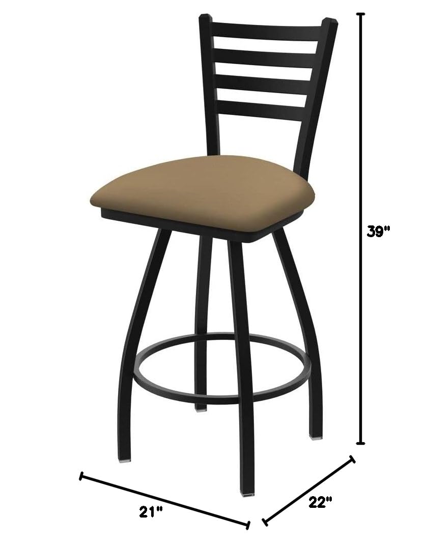 Holland Bar Stool Co. XL 410 Jackie Swivel Bar Stool in Canter Sand - Adjustable Height Counter Stool for Kitchen Island, Bar, or Breakfast Nook - Comfortable & Stylish Seating for Home & Commercial Use