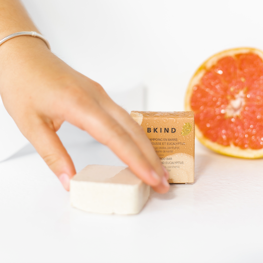 Natural Shampoo Bar for Normal & Oily Hair - Vegan, Sulfate-Free Hair Care for Daily Use at Home & Travel