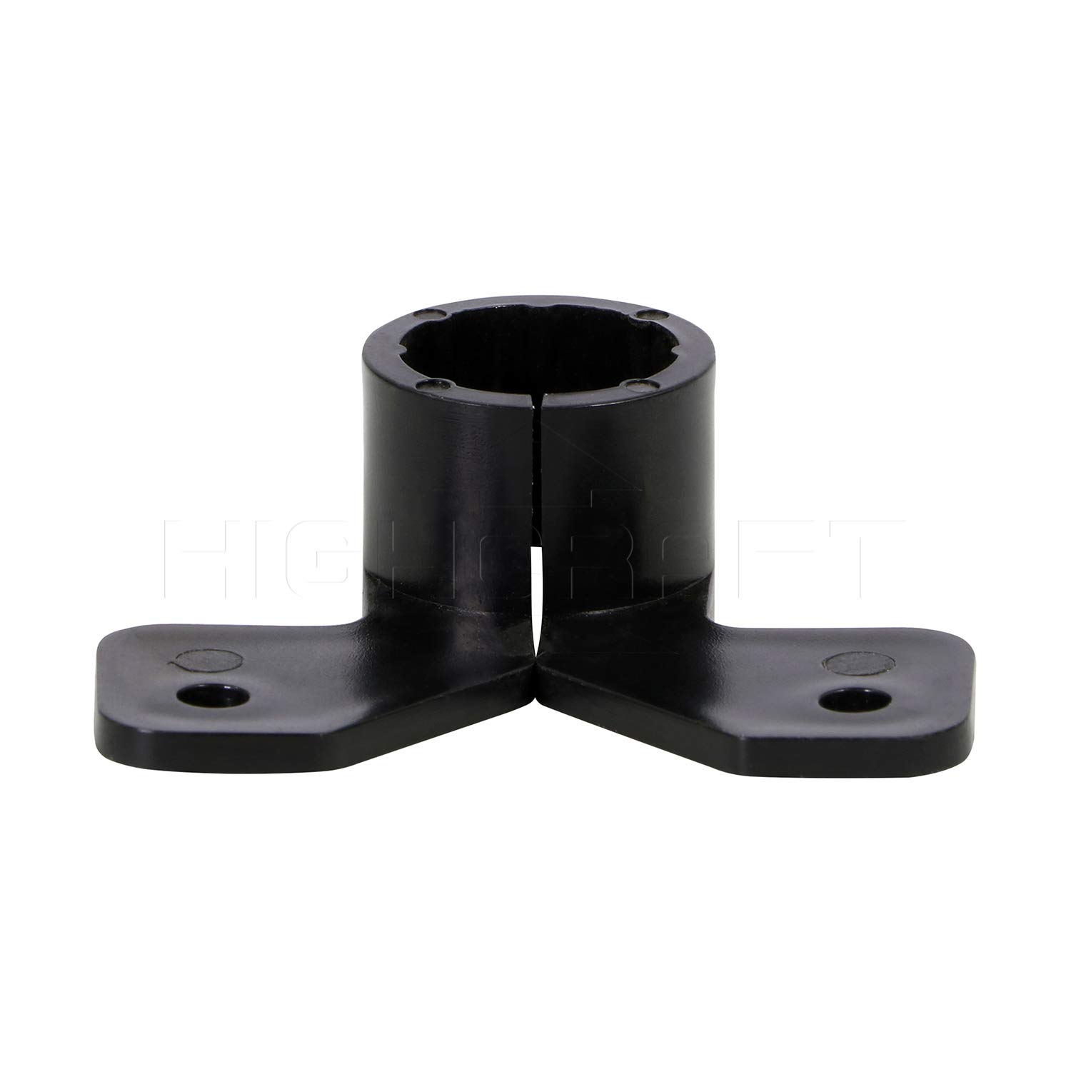 10 Pack PEX 1 Inch Butterfly Style Suspension Clamps - Heavy Duty Hard Plastic Pipe Hangers for Plumbing, HVAC, and PEX Tubing Systems - Gray Color (PXBUTT001-10)