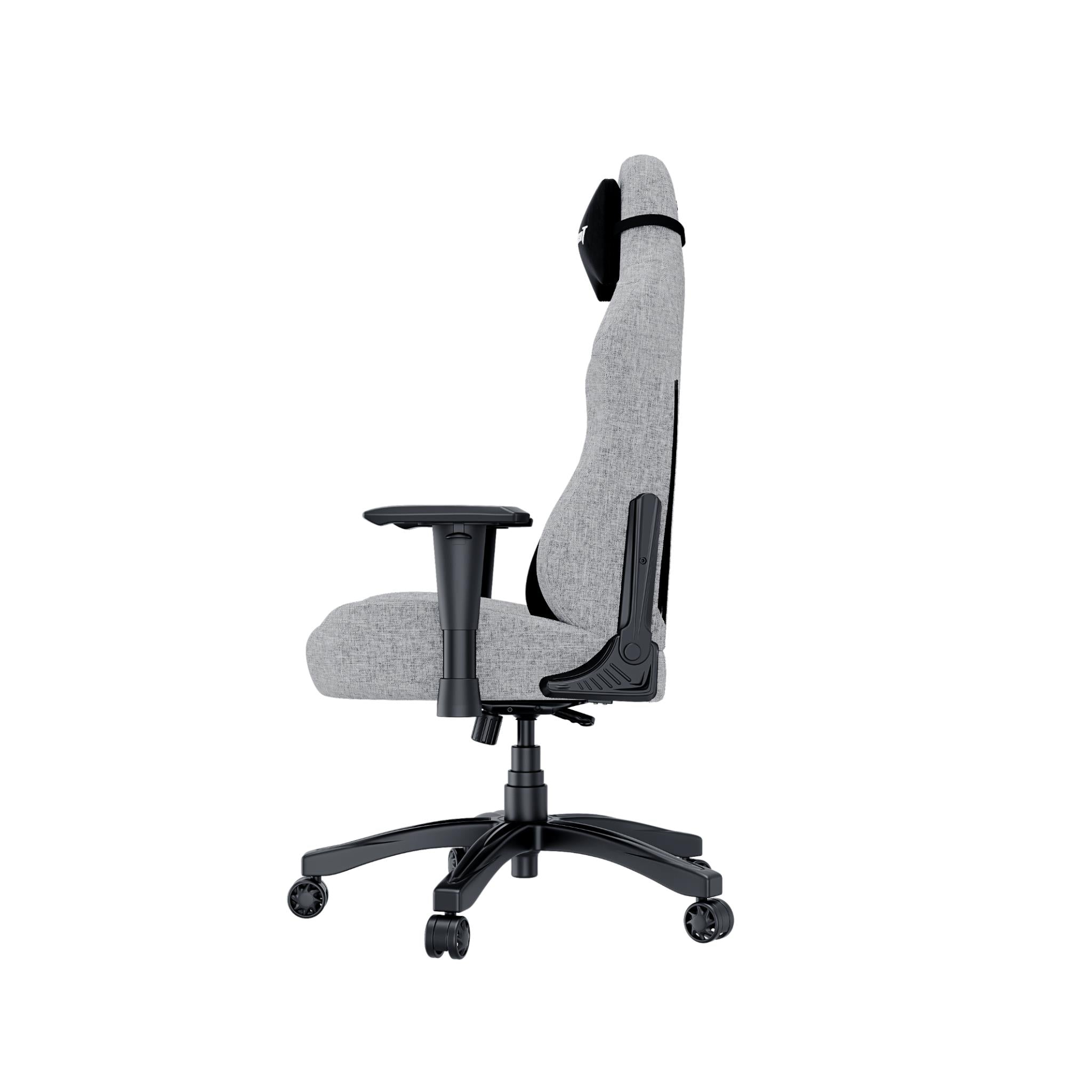 Anda Seat LUNA Fabric Gaming Chair - Ergonomic Office & PC Gaming Chair with Lumbar Support - Grey - Perfect for Home Office, Esports & Streaming Setup