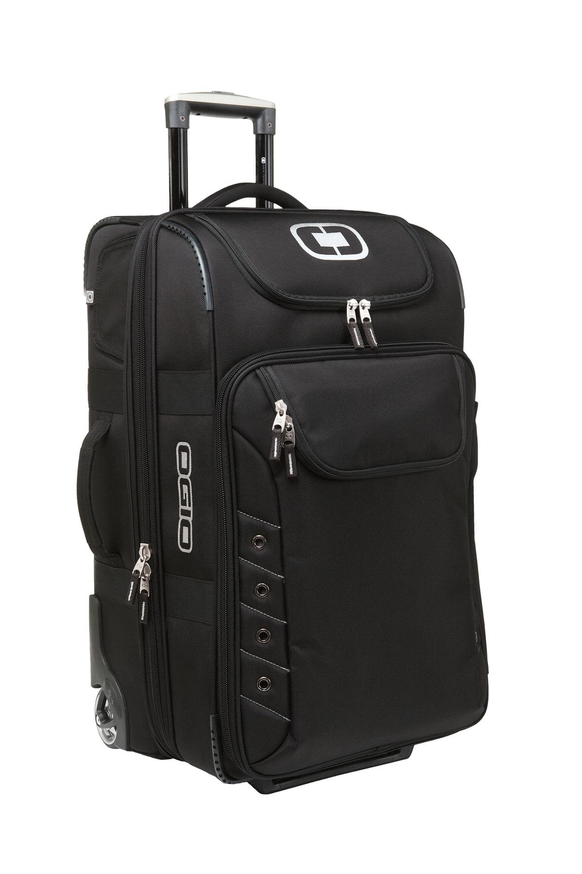 OGIO Canberra 26 Travel Bag - Black/Silver One Size - Durable Carry-On Luggage for Business Trips & Weekend Getaways