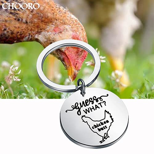 Funny Chicken Jewelry & Keychain - Cute Chicken Themed Gifts for Chicken Lovers, Chicken Mom Presents - Perfect for Birthdays, Farmhouse Decor & Poultry Enthusiasts