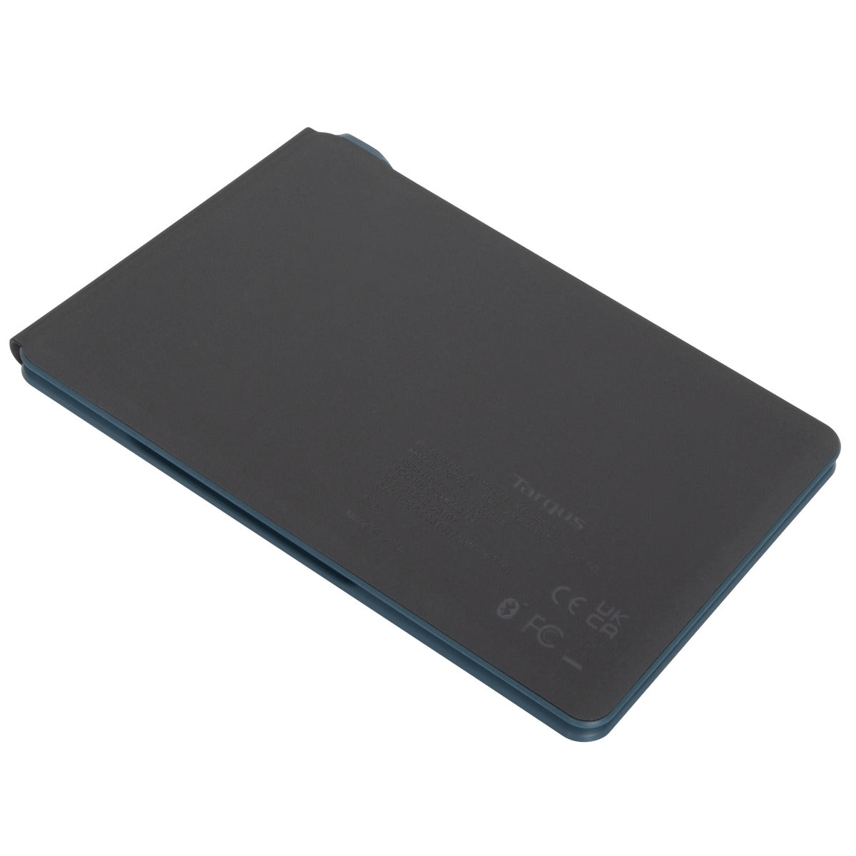 Ergonomic Foldable Bluetooth® Antimicrobial Keyboard - Wireless, Portable & Comfortable for Office, Travel & Home Use (Blue)