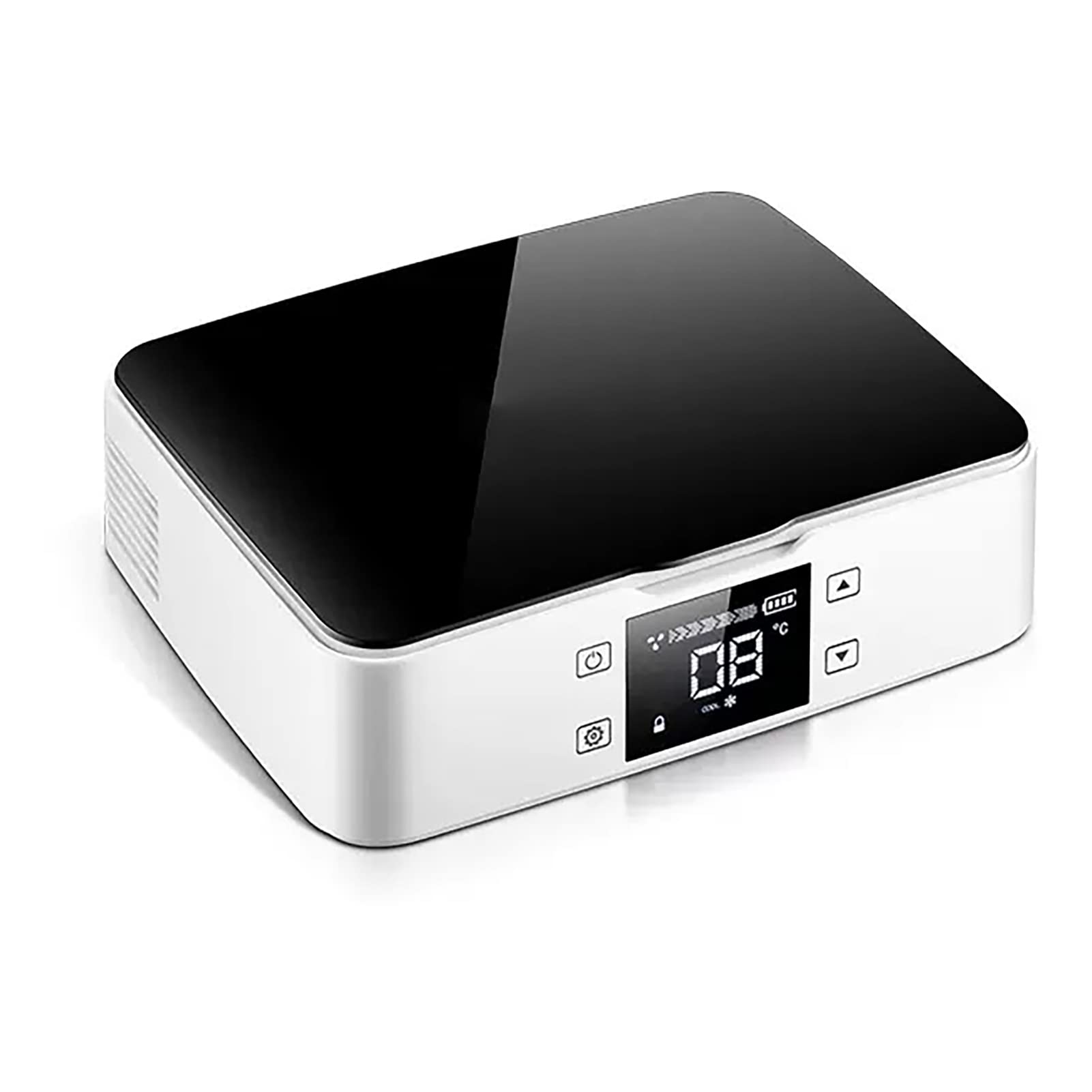 FXNFXLA Mini Portable Insulin Refrigerator - Small Medical Fridge Cooler with USB Charger (10V, 2-18℃) for Insulin, Serum, Interferon & Capsules - Perfect for Travel, Home & Office Use