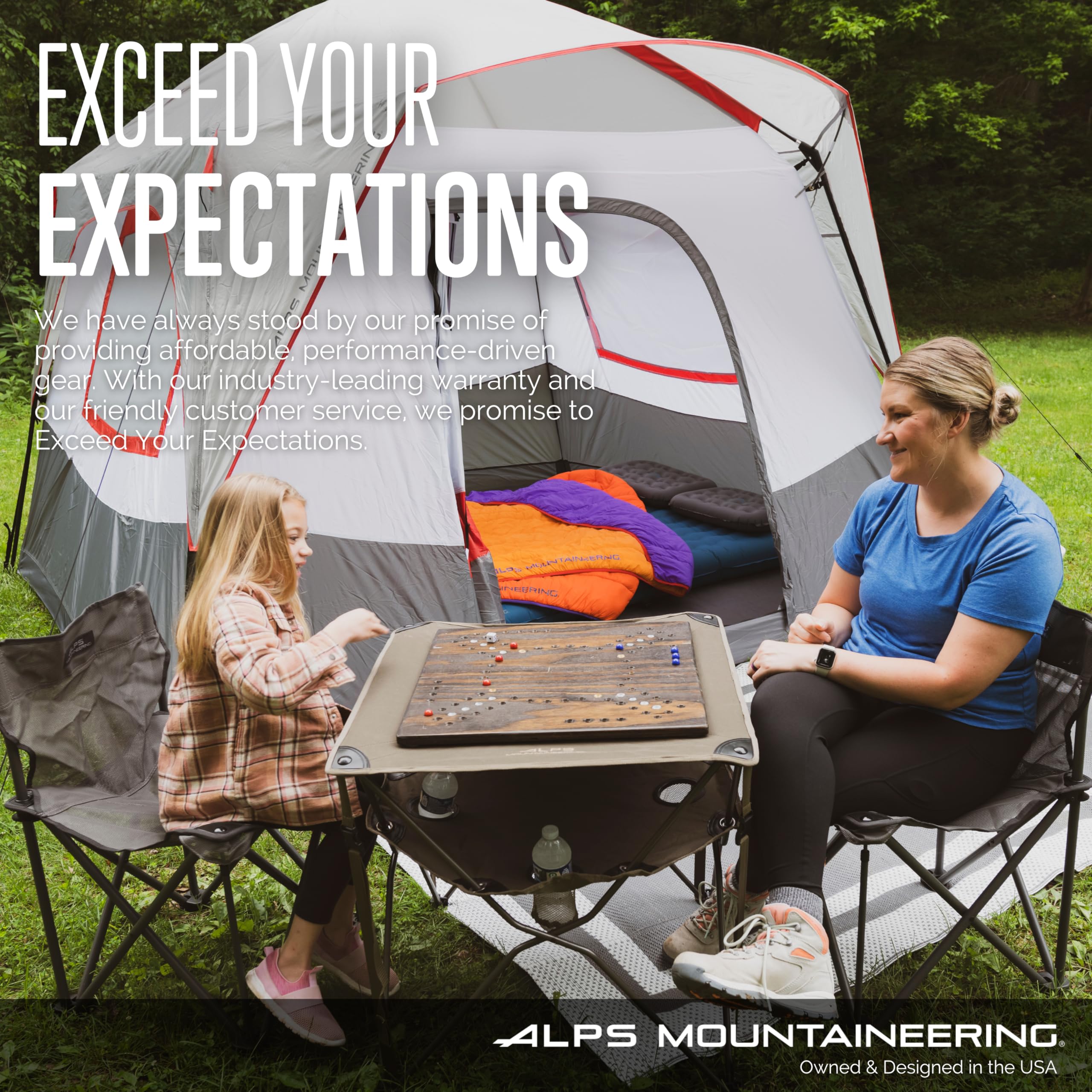 ALPS Mountaineering Apex Self-Inflating Air Sleeping Pad - Lightweight & Compact for Backpacking, Camping & Hiking - Perfect for Outdoor Adventures