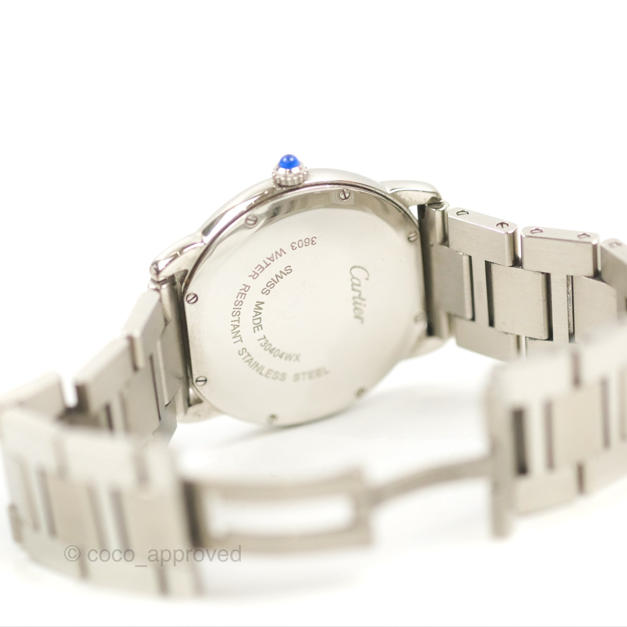 Cartier Ronde Solo De Cartier 36mm Stainless Steel Watch - Luxury Dress Watch for Men & Women | Perfect for Formal Events, Business Meetings & Special Occasions