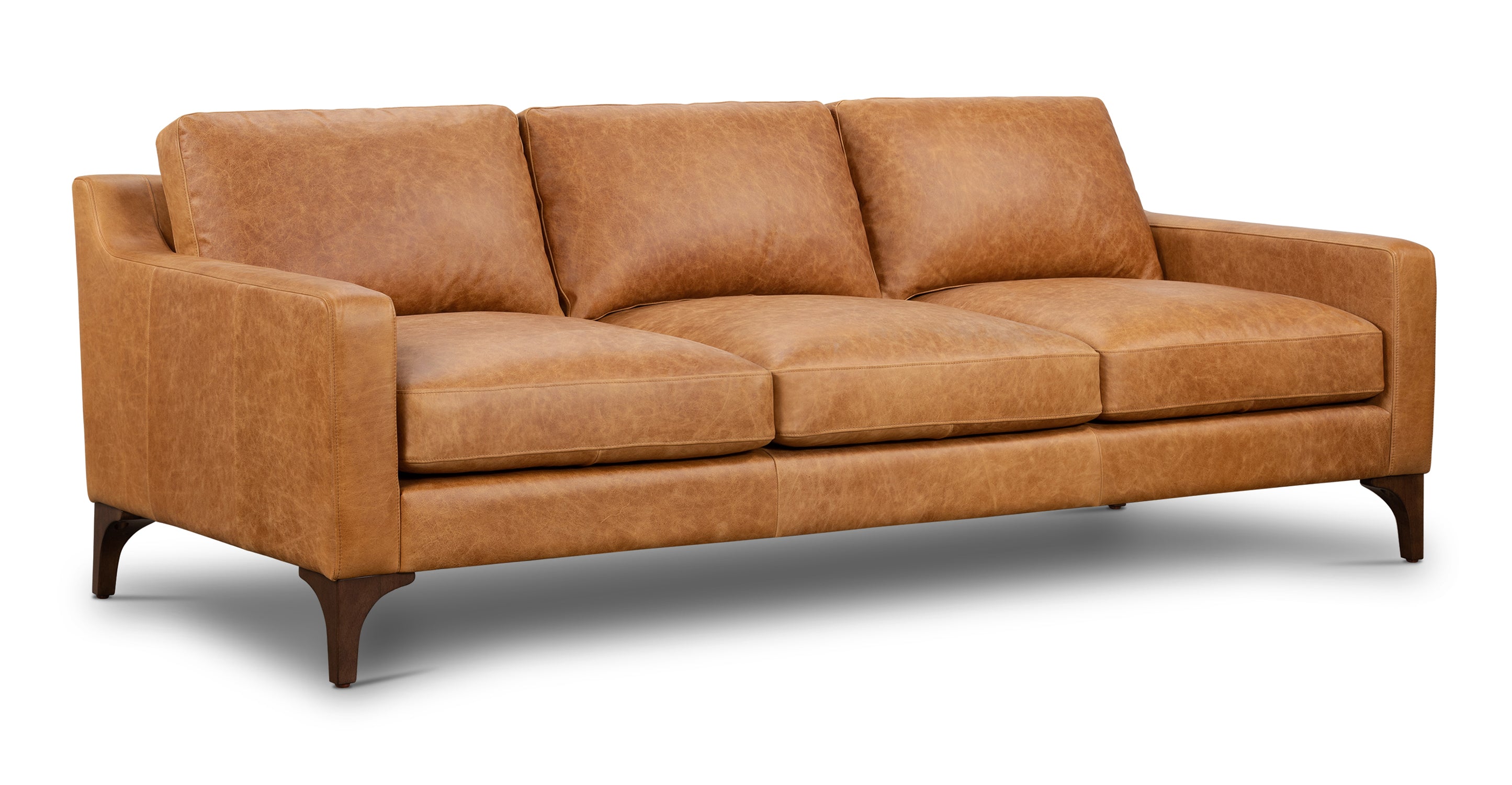 Luxury Sorrento Genuine Leather Sofa - Modern Comfort for Living Room, Office & Lounge - Perfect for Home Decor & Relaxation