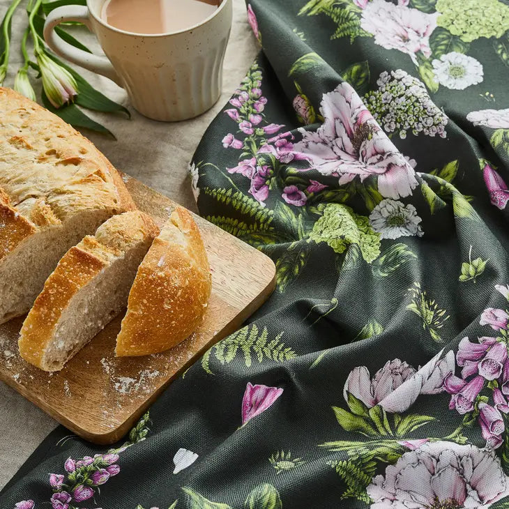 Premium Cotton Summer Garden Tea Towels - Absorbent & Decorative Kitchen Towels for Cooking, Baking & Home Decor