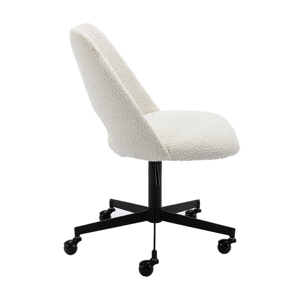 Luxury Belmont Boucle Office Chair - Ergonomic Executive Desk Chair with Adjustable Height for Home & Office Workspace - Perfect for Remote Work, Gaming & Study