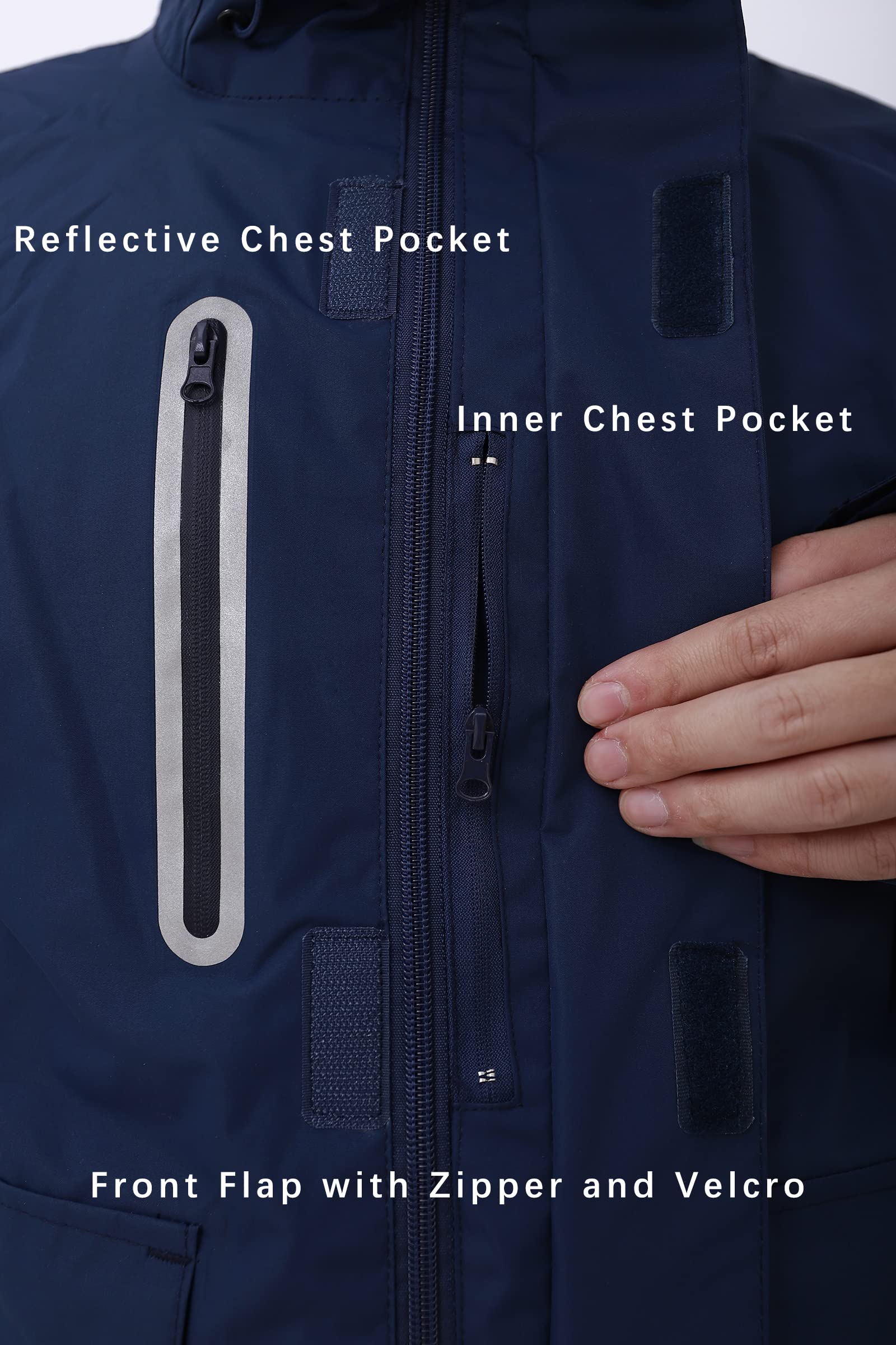 Waterproof Rain Suits for Men & Women - Heavy Duty Rain Gear Jacket with Bib Pants for Fishing, Sailing & Outdoor Activities | All-Weather Protection for Hiking, Camping & Work