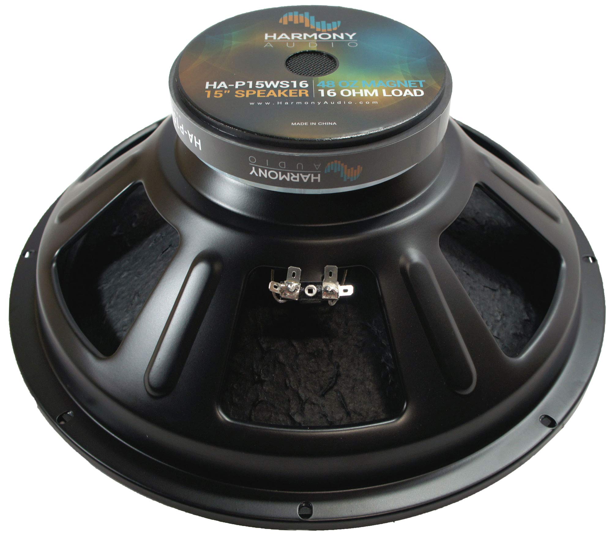 Harmony Audio HA-P15WS16 15-Inch 800W Professional PA Subwoofer Speaker, 16 Ohm Woofer with 48oz Magnet - Perfect for Live Music, DJ Performances & Home Theater Systems