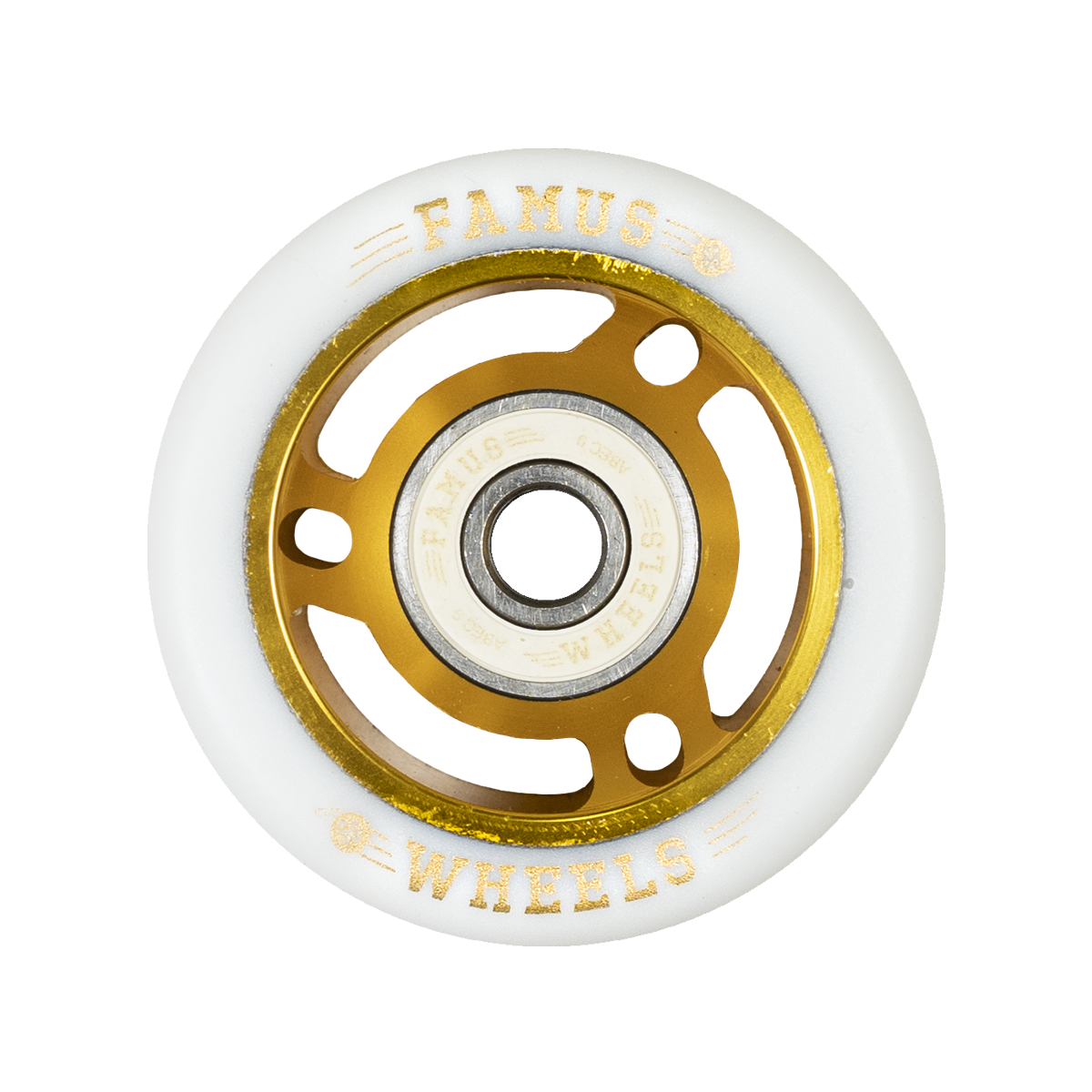 Gold/White