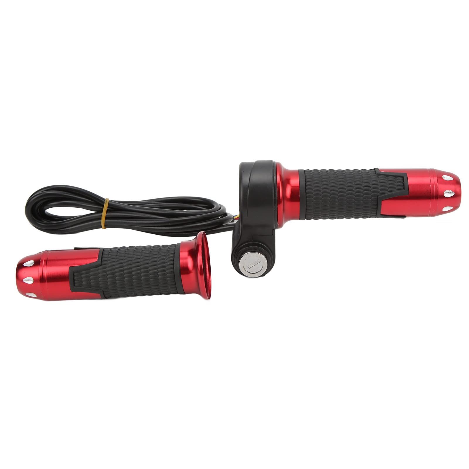 Universal Throttle Accelerator Grip - Durable Plastic 1 Pair for Electric Scooter & Bike (Red) - Perfect for Commuting, Off-Roading & Urban Transportation