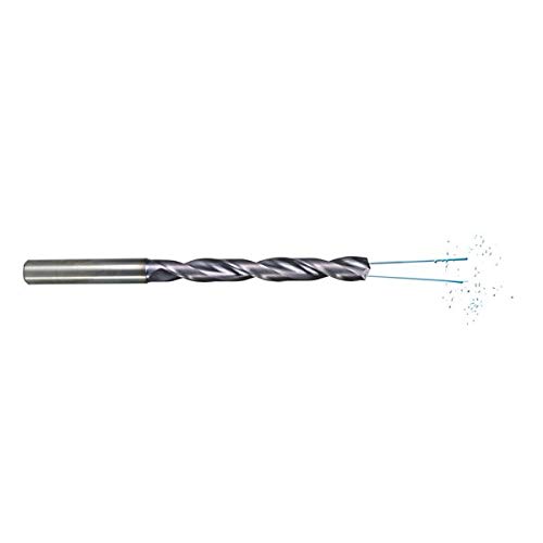 11.50MM (.4528) Multi-Material 3xD Coolant Fed High Performance Drill Bit with AlTiN Coating - 2 Flute, 2.1654