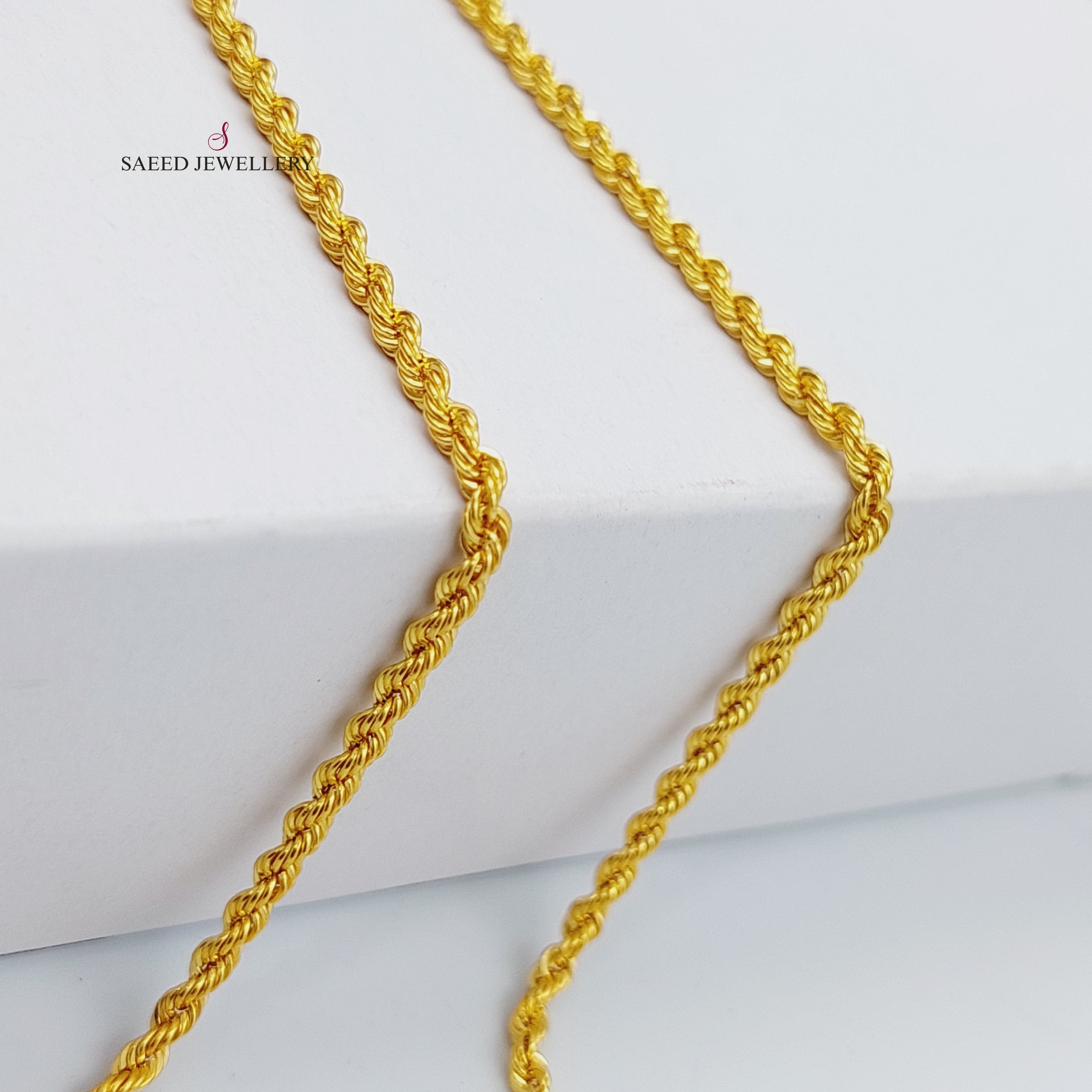 45cm Medium Thickness Rope Chain Necklace for Women - Stainless Steel Durable Jewelry for Everyday Wear, Gifts & Special Occasions