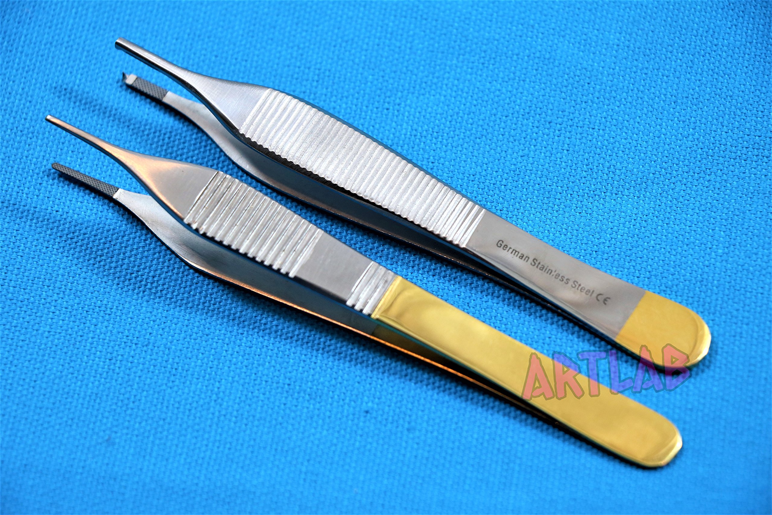 German ADSON KOCHER Forceps 1X2 Teeth 4.75