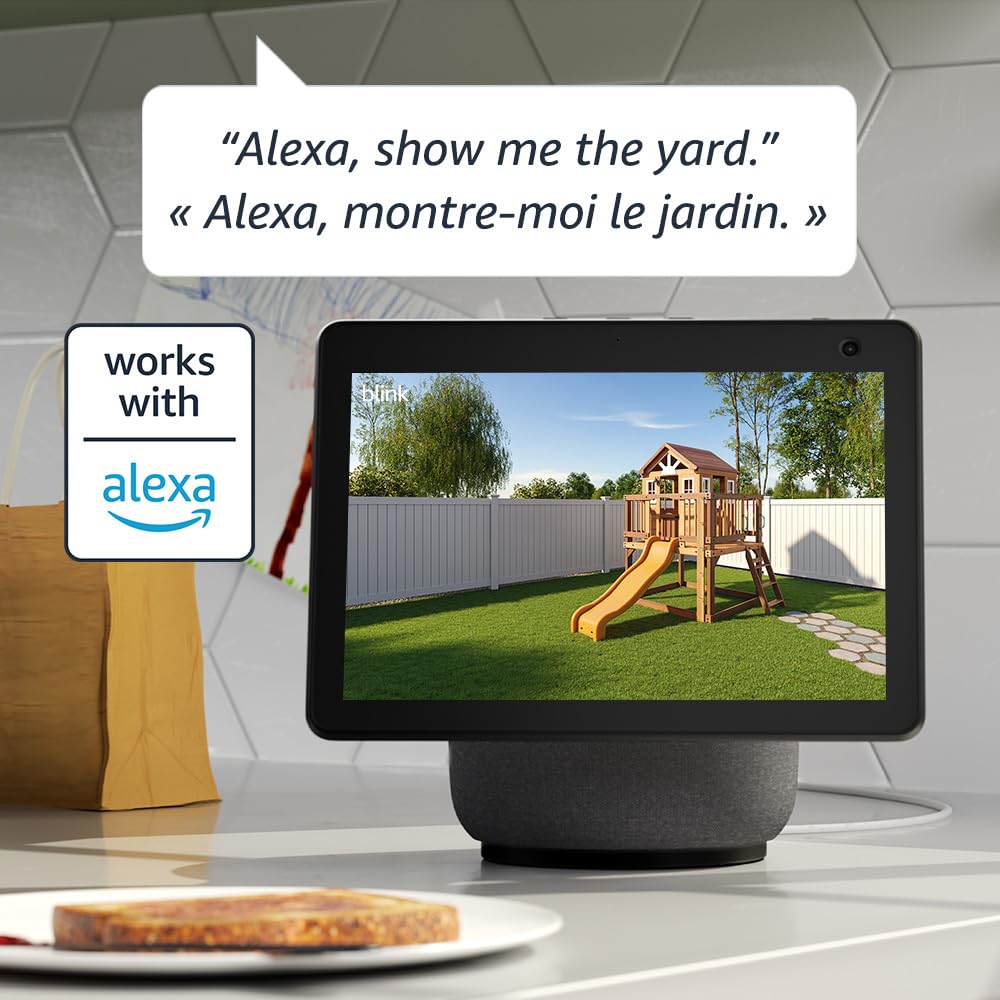 Blink Outdoor 4 & Blink Mini 2 Smart Security Camera System - 3 HD Wireless Cameras with Two-Way Talk, Motion Detection, Alexa Compatibility - Easy Setup for Home & Business Surveillance (White)
