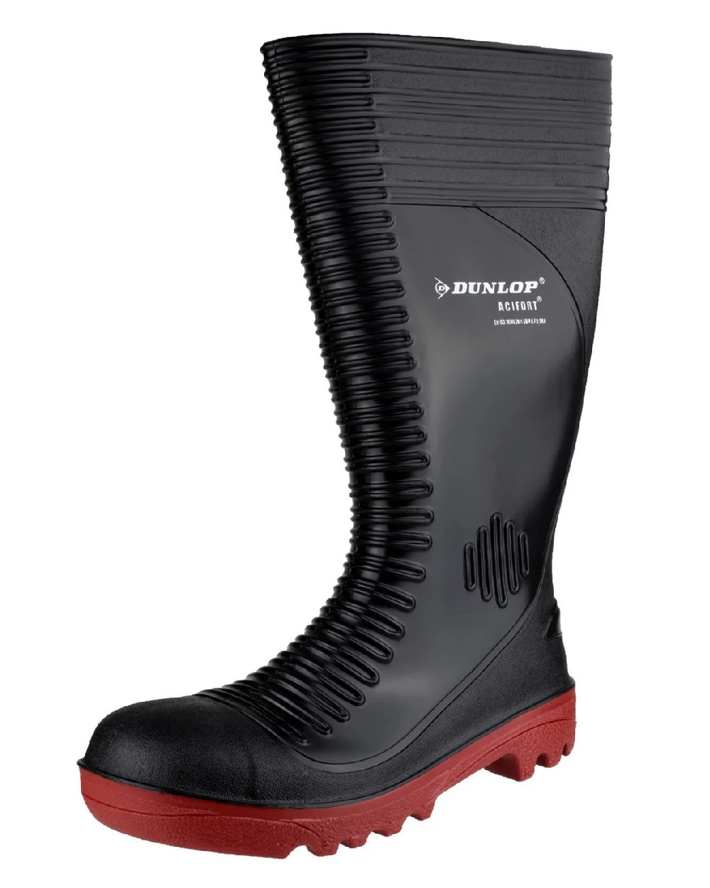 Dunlop Acifort Ribbed Full Safety Wellingtons - Waterproof Work Boots for Men & Women - Ideal for Construction, Farming & Outdoor Activities