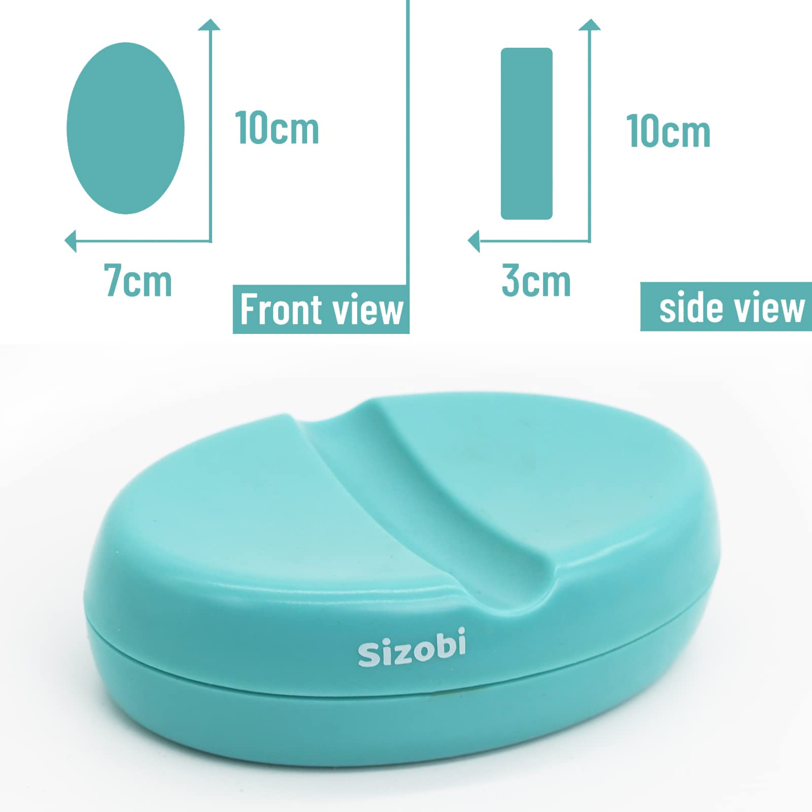 Sizobi Magnetic Bobby Pin Holder & Sewing Pincushion - Strong Magnetic Needle & Pin Organizer for Sewing, Crafting, Office - Perfect for Bobby Pins, Paper Clips, Needles (No Pins Included) | Ideal for Sewing Rooms, Craft Stations & Office Desks