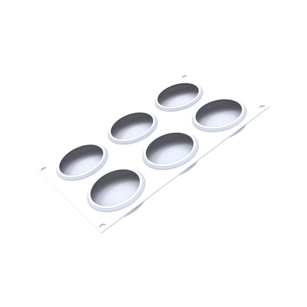 Sweet Round 95 Silicone Mold and Cookie Cutter Kit - 6 Piece Baking Set for Cakes, Cookies, Cupcakes & DIY Desserts - Perfect for Home Baking, Parties & Gift Giving