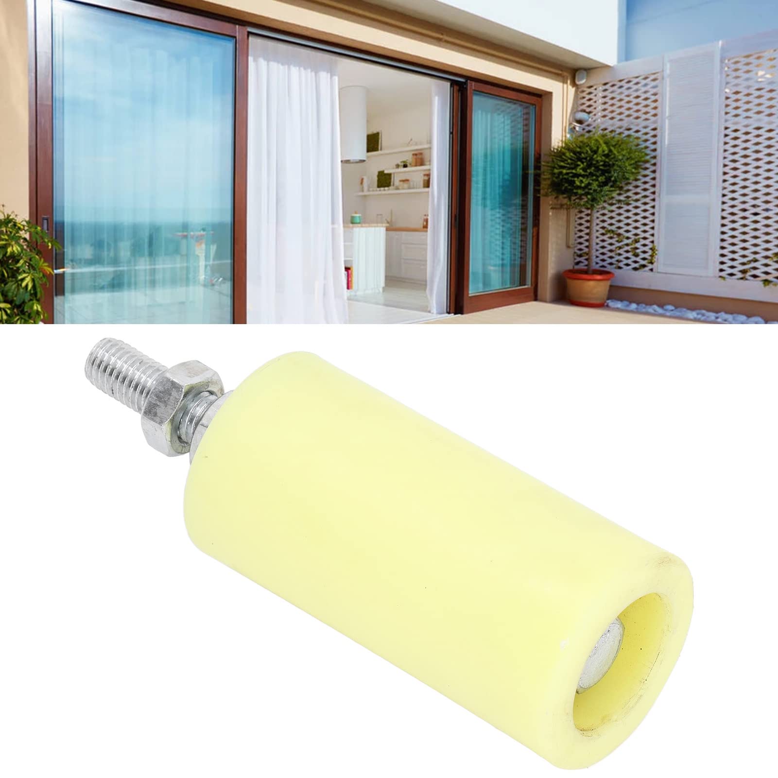 Heavy Duty Nylon Slide Gate Post Roller - Sliding Door Guide Support Assembly for Smooth Rolling Gate Operation | Perfect for Barn Doors, Warehouse Entrances & Industrial Facilities