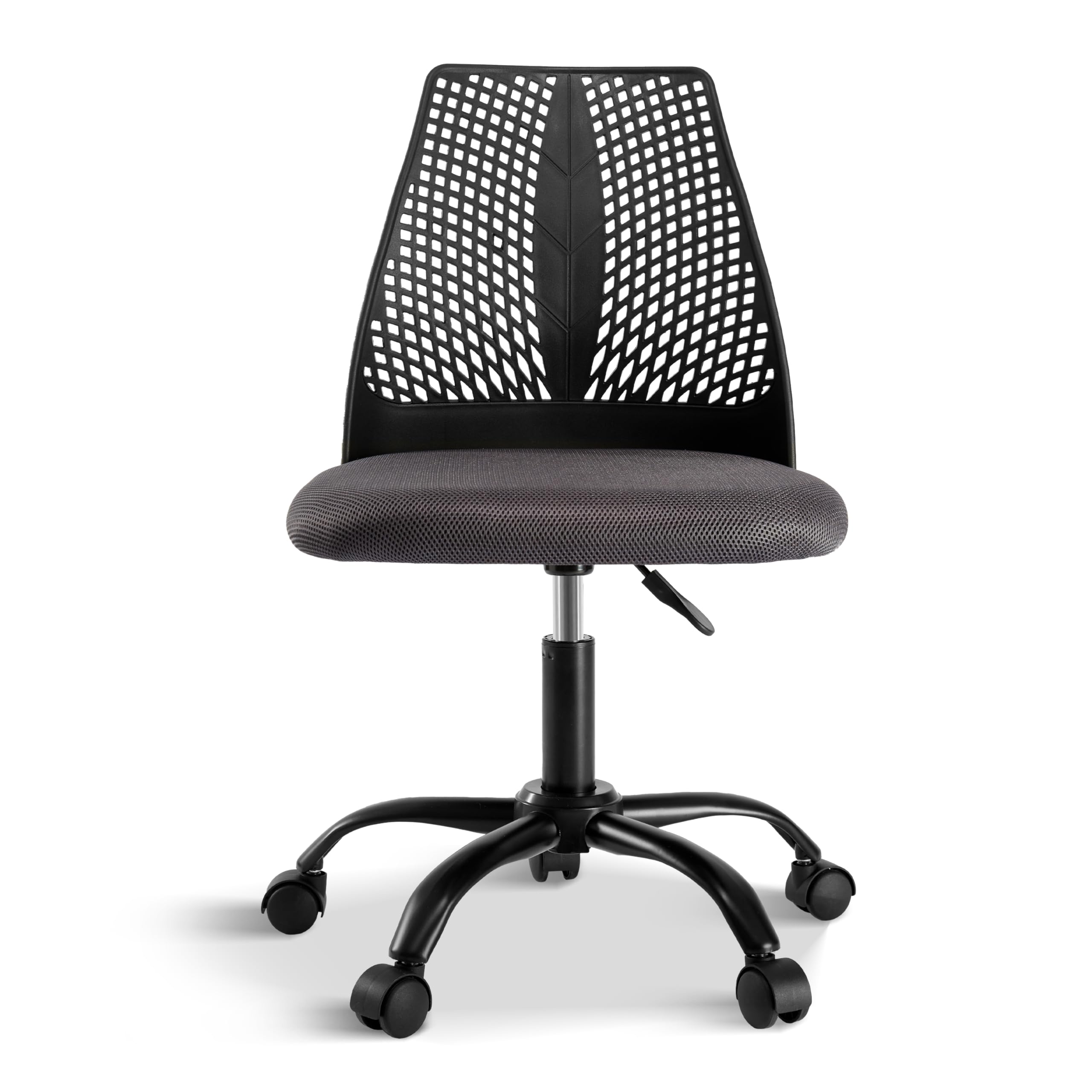 YSSOA Ergonomic Office & Gaming Chair with Lumbar Support, 360° Swivel, Adjustable Height & Heavy-Duty Metal Base - Black & Gray - Perfect for Home Office, PC Gaming & Workstation Setup