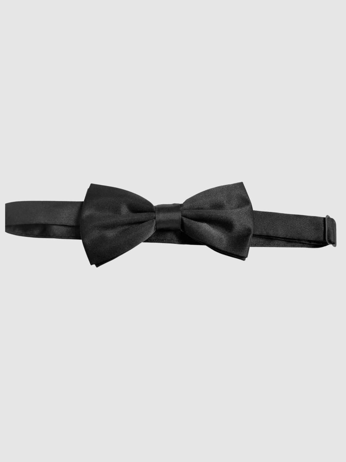 Premium Black Pre-Tied Bow Tie for Men - Classic Elegant Formal Neckwear for Weddings, Prom & Business Events