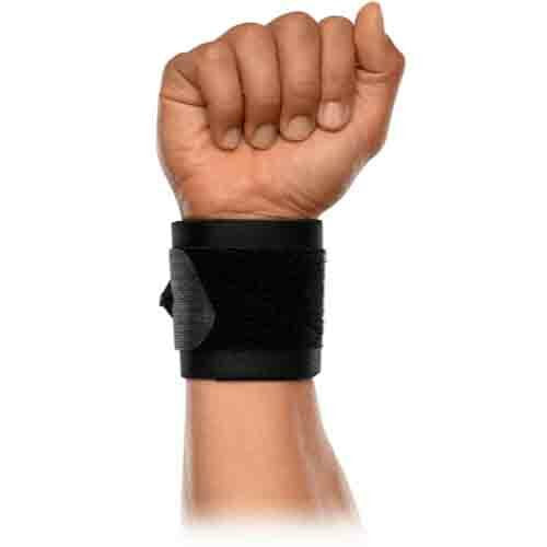 McDavid X503 BK Heavy Duty Wrist Wraps - Black - Weightlifting & Powerlifting Support for Gym Training & CrossFit Workouts