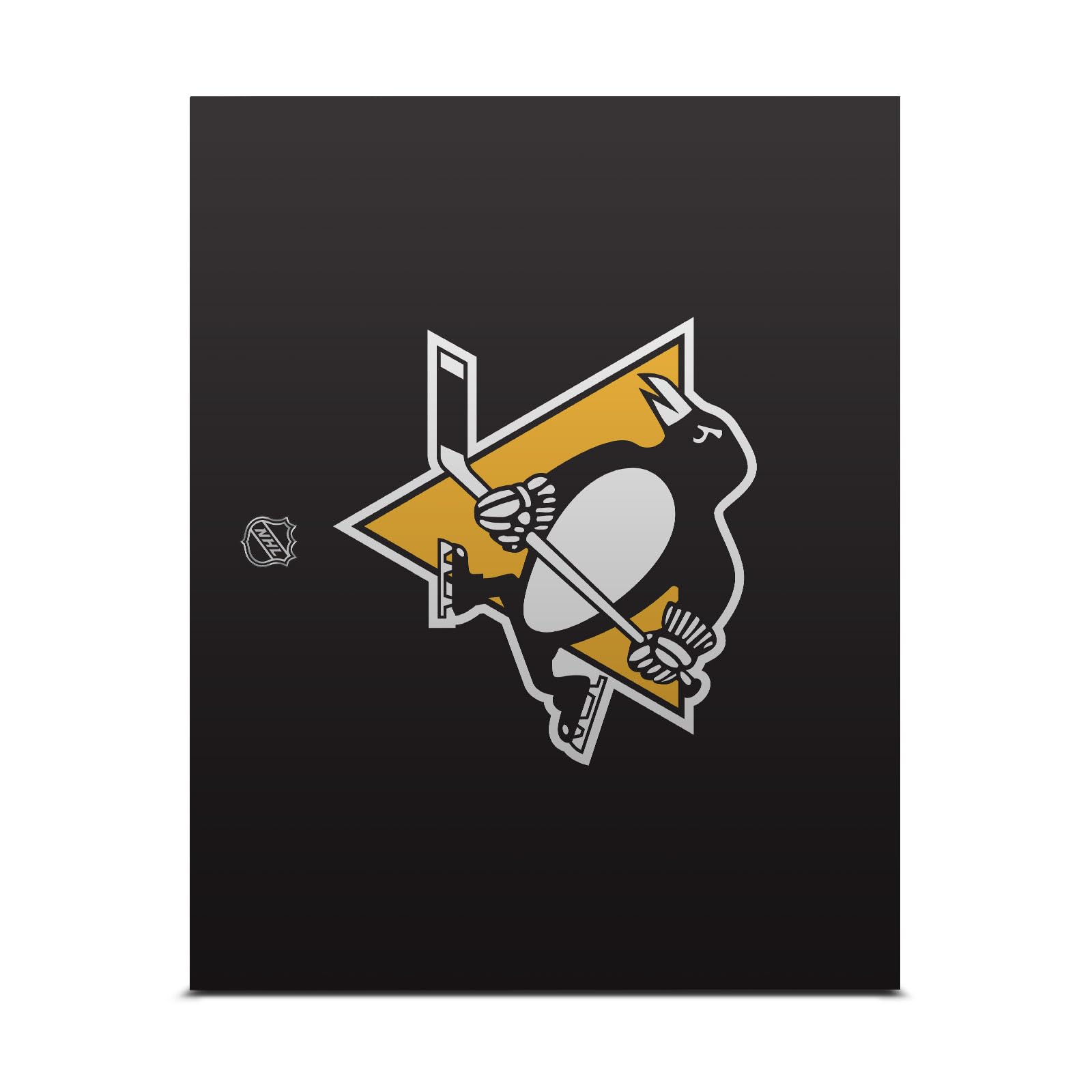 Official NHL Licensed Pittsburgh Penguins Vinyl Sticker - Compatible with Xbox One X Console & Controller Bundle - Gaming Skin Decal for Enhanced Gameplay Experience