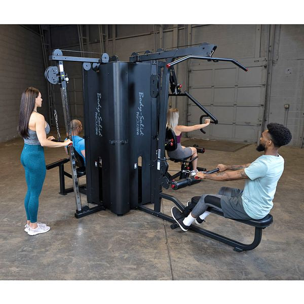 Body Solid Pro Club Line S1000 4 Stack Home Gym Equipment - Strength Training Machine for Full Body Workouts | Perfect for Home Gyms & Personal Fitness Studios