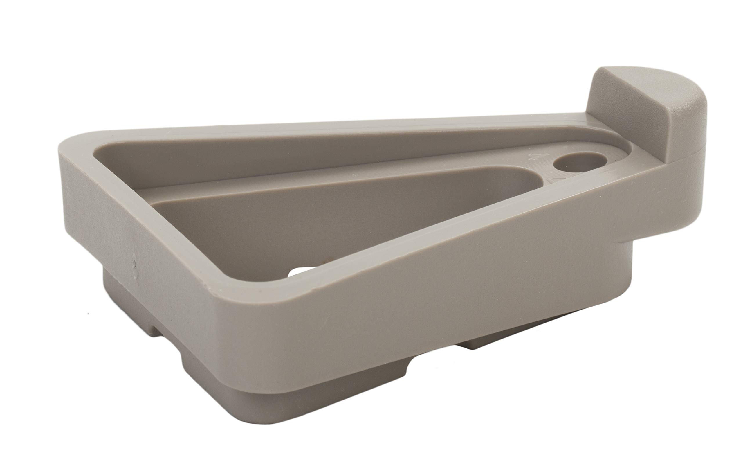 Bosmere 12-Pack Light Gray Plant Pot Risers - Indoor & Outdoor Pot Toes to Prevent Stains & Rotting on Wood, Cement & Tile Surfaces - Perfect for Patio, Deck & Garden Planters