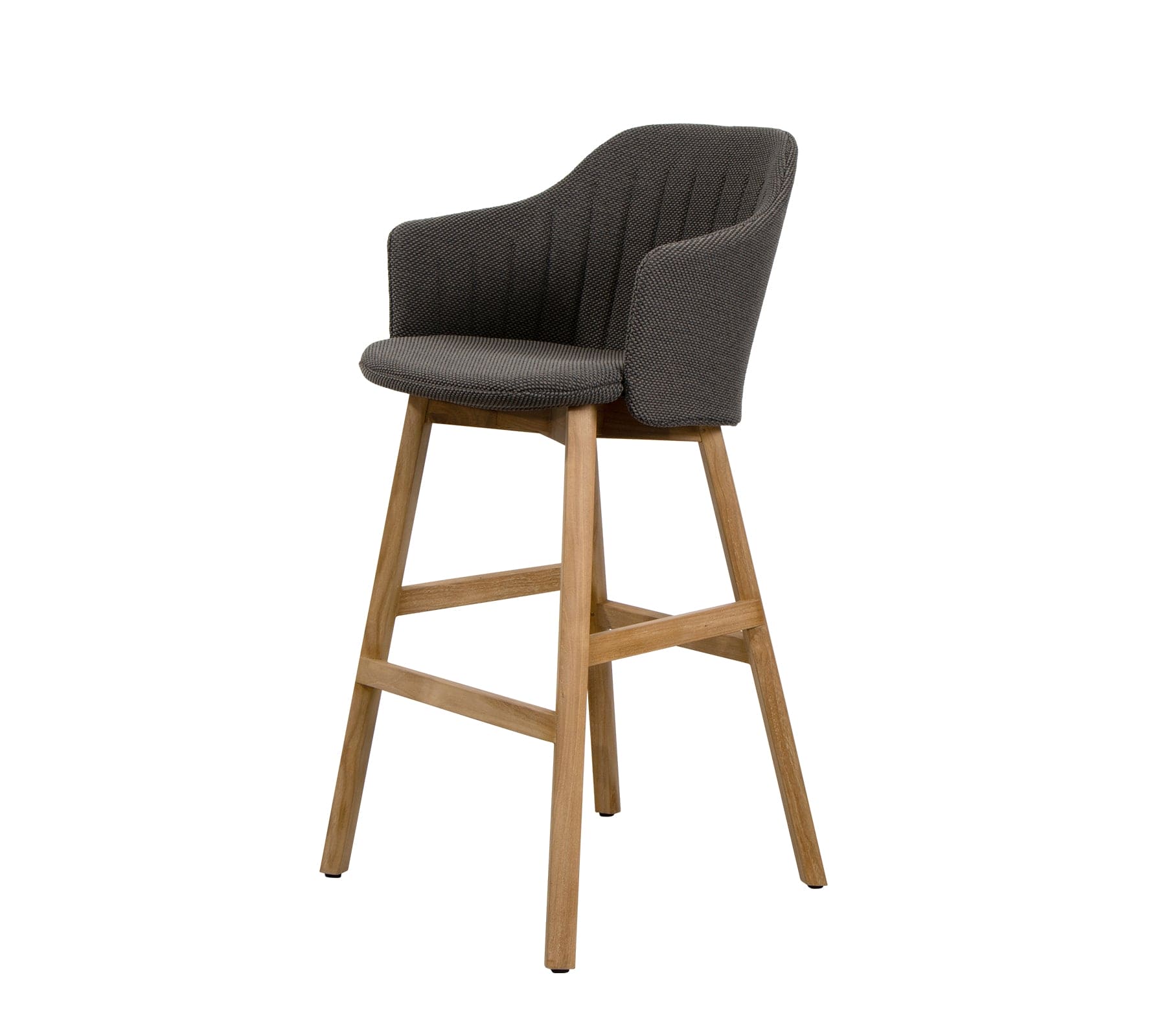 Premium Outdoor Bar Stool - Heavy Duty Patio Bar Chair with Backrest, Weather-Resistant & Comfortable for Garden, Deck, Poolside & Outdoor Dining