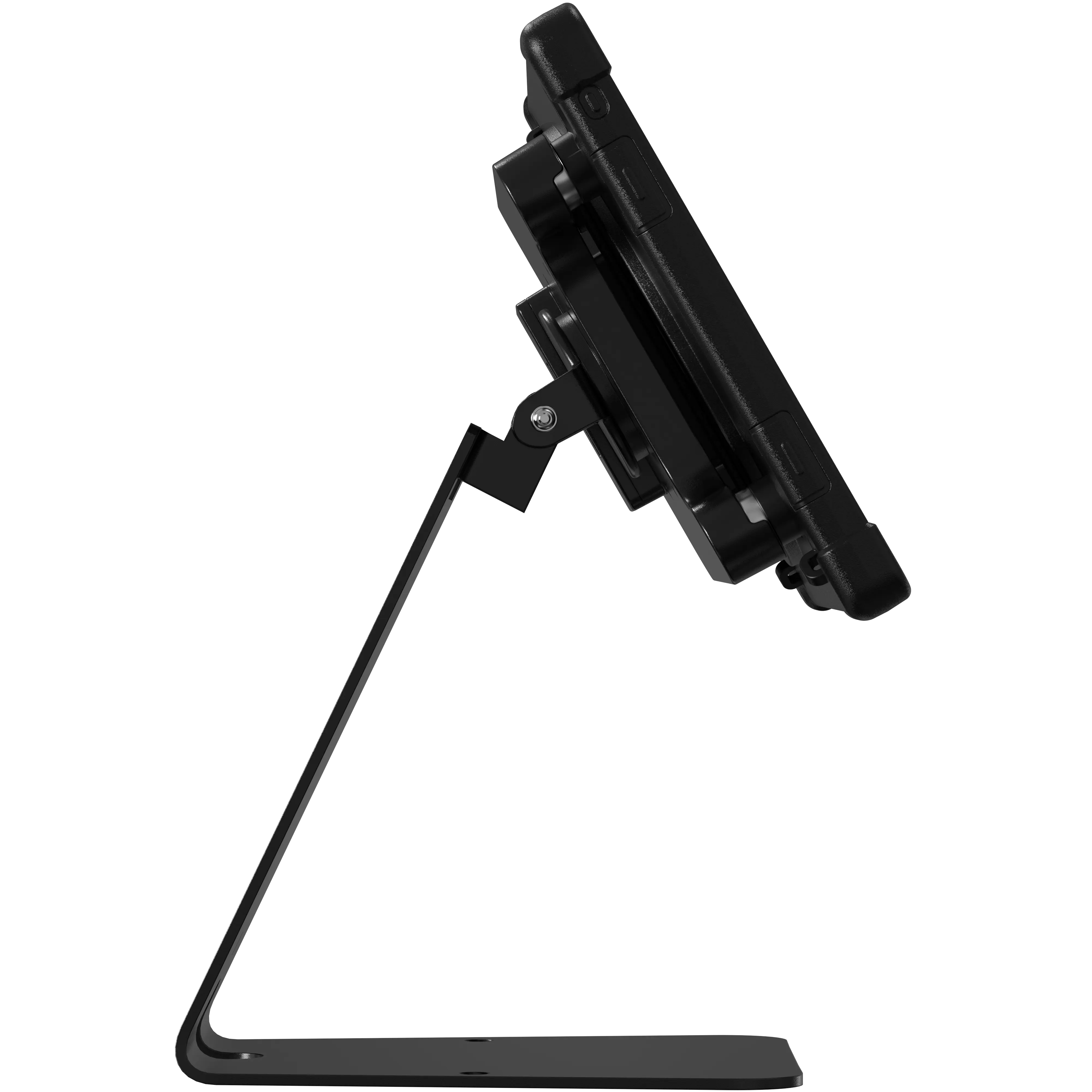 Quick Release Table Kiosk with Wireless Charging - Portable Stand for Retail Stores, Restaurants & Offices - Fast Inductive Charging Station for Phones & Tablets