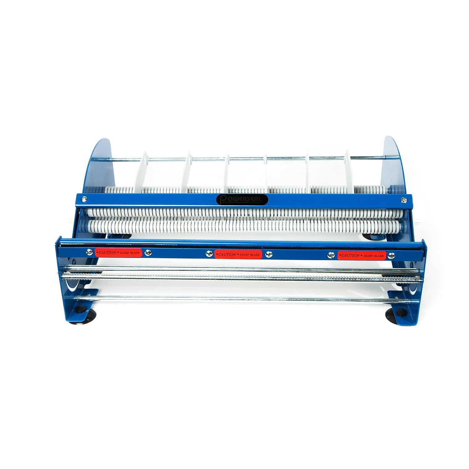 KTDL18 18-Inch Blue Table Top Tape and Label Dispenser - Perfect for Office, Shipping, and Packaging Workstations