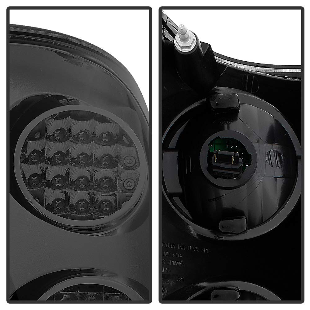 ACANII LED Tail Lights Brake Lamps for 2007-2014 Chevy Suburban Tahoe Yukon - Smoke Lens Style, Enhanced Visibility & Safety for Night Driving & Off-Road Adventures