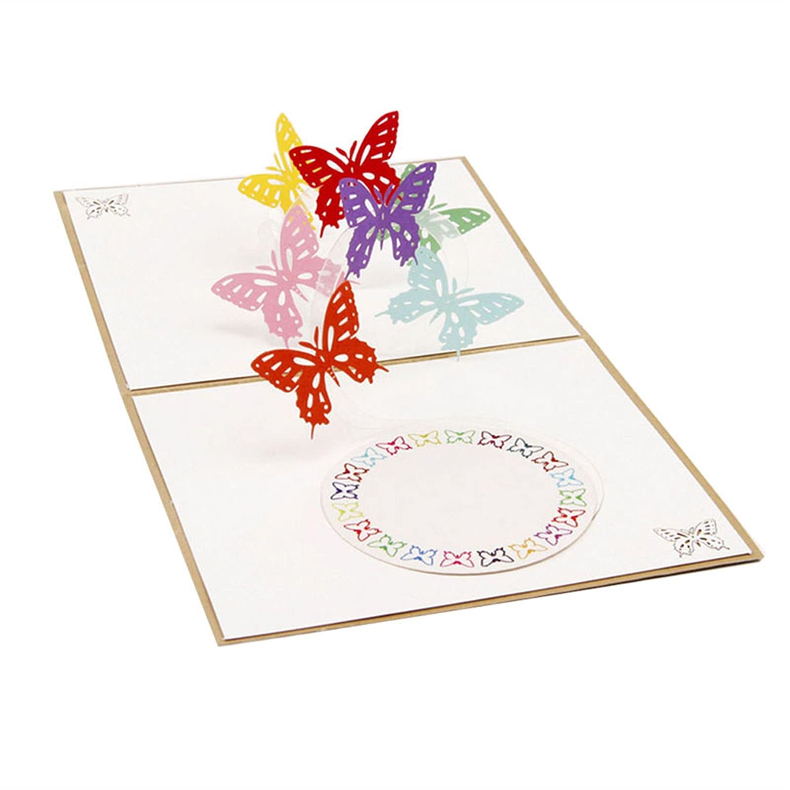 3D Pop Up Greeting Cards - Butterfly Design Happy Anniversary Birthday Valentine Christmas Cards (10 Pack) - Express Love with Surprise Gift for Special Occasions & Celebrations