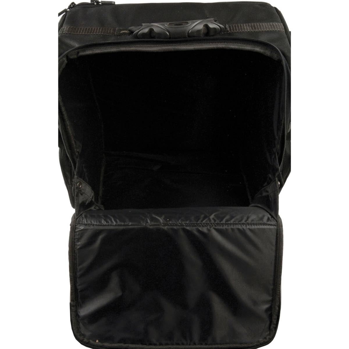 Milwaukee Leather SH680 Large Black Textile Motorcycle Sissy Bar Travel Bag - Durable Storage for Road Trips & Cruising - Fits Harley, Honda, Yamaha & More