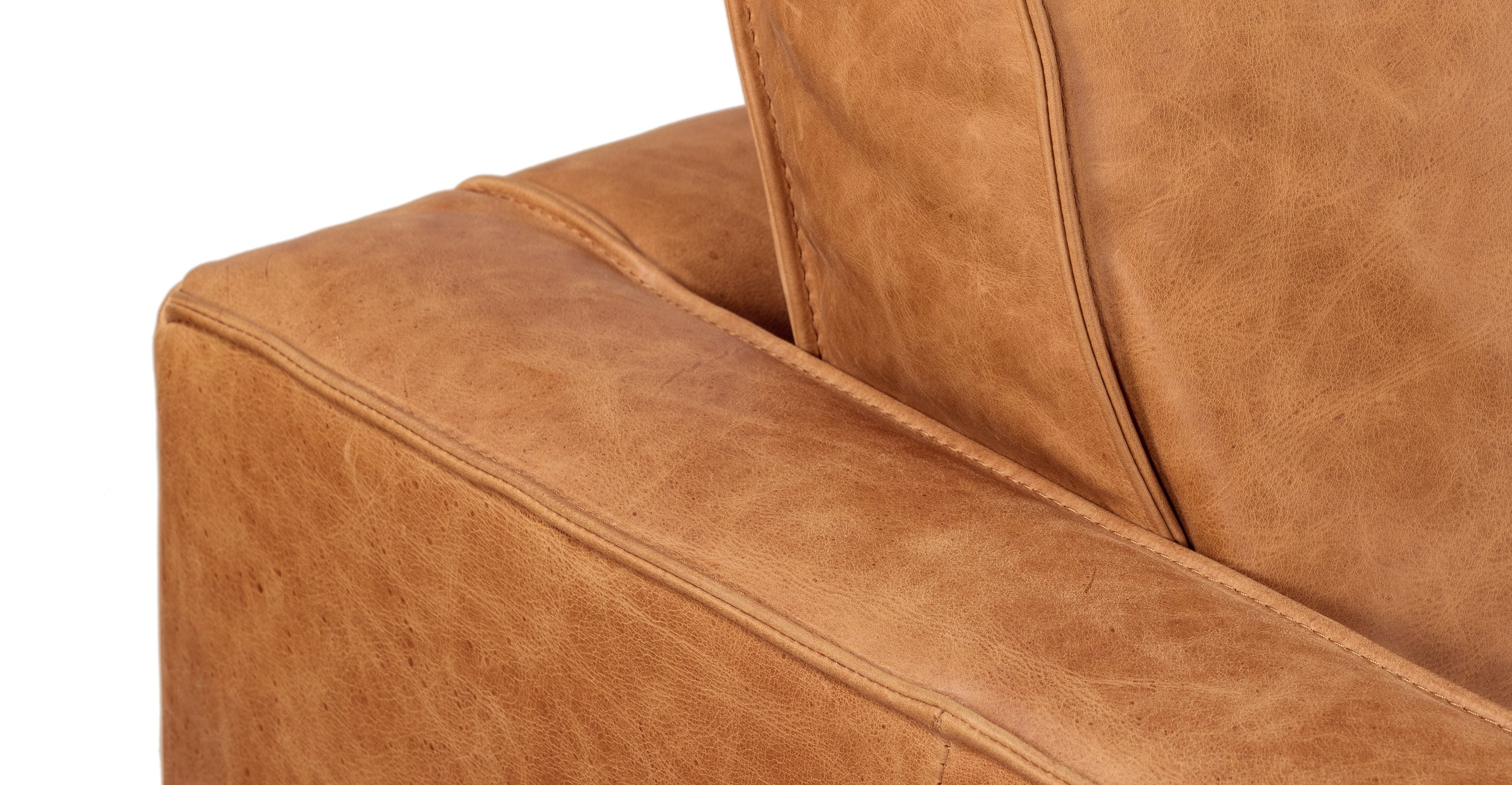 Premium Mateo Genuine Leather Sofa - Modern Luxury Living Room Furniture for Home & Office - Comfortable & Durable Leather Couch for Relaxing, Entertaining & Stylish Decor