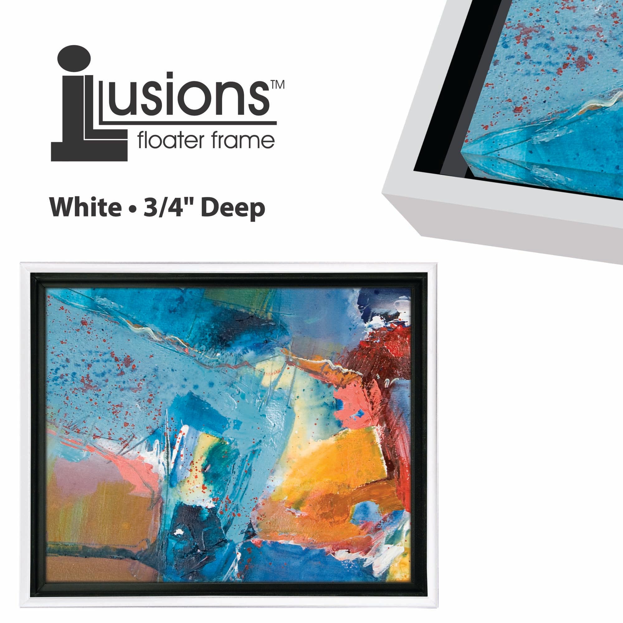 Creative Mark Illusions Floating Frame for 3/4