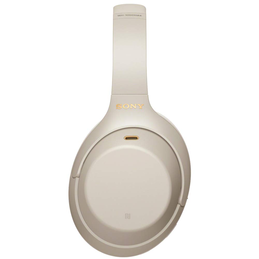 Sony WH-1000XM4 Premium Noise Cancelling Wireless Over-Ear Headphones with Wooden Display Stand & Travel Case - Perfect for Home, Office, and Travel Use