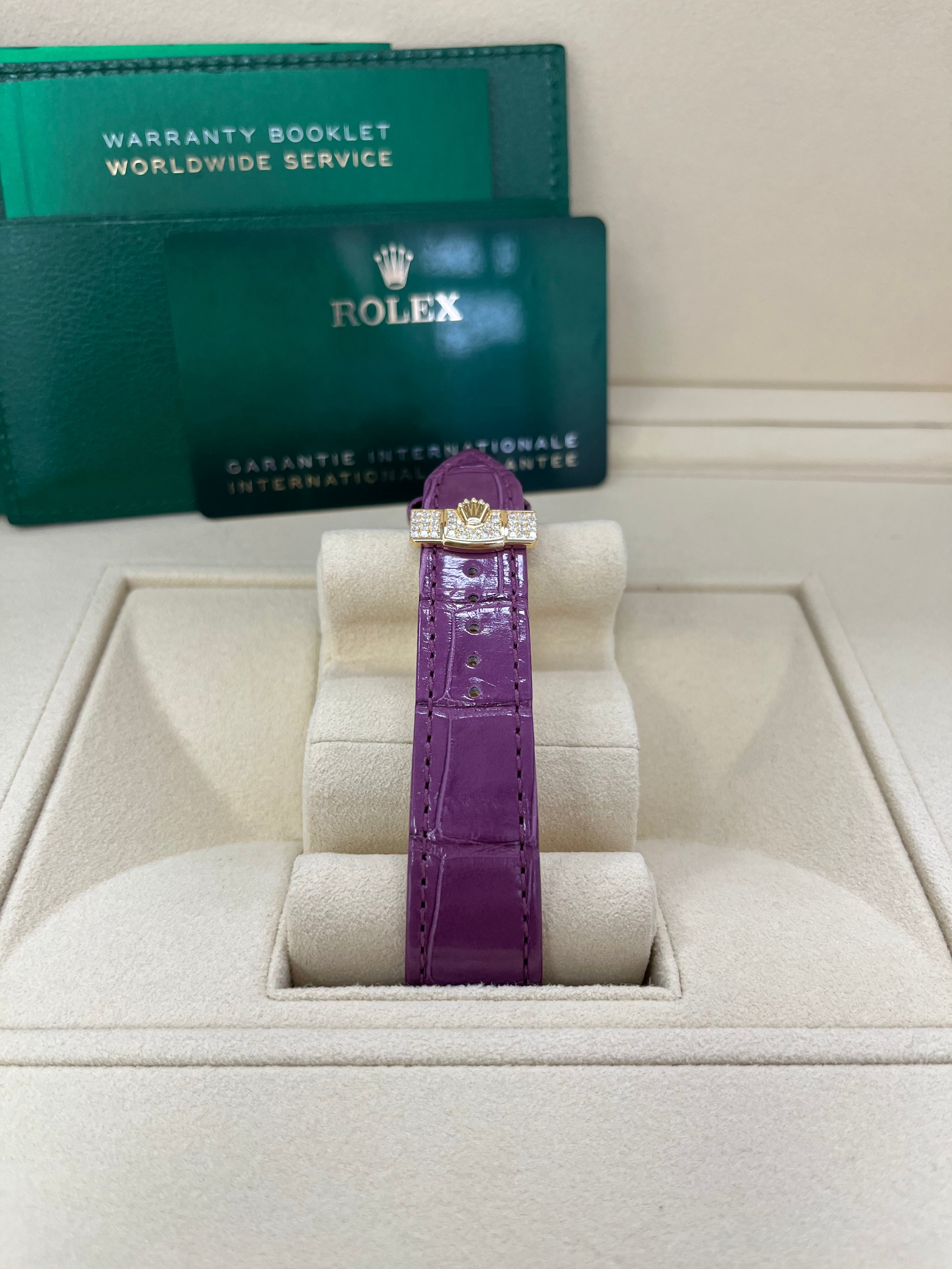 Luxury Rolex Day Date 128458TBR 18K Gold Men's Watch - Perfect for Business, Formal Events & Special Occasions