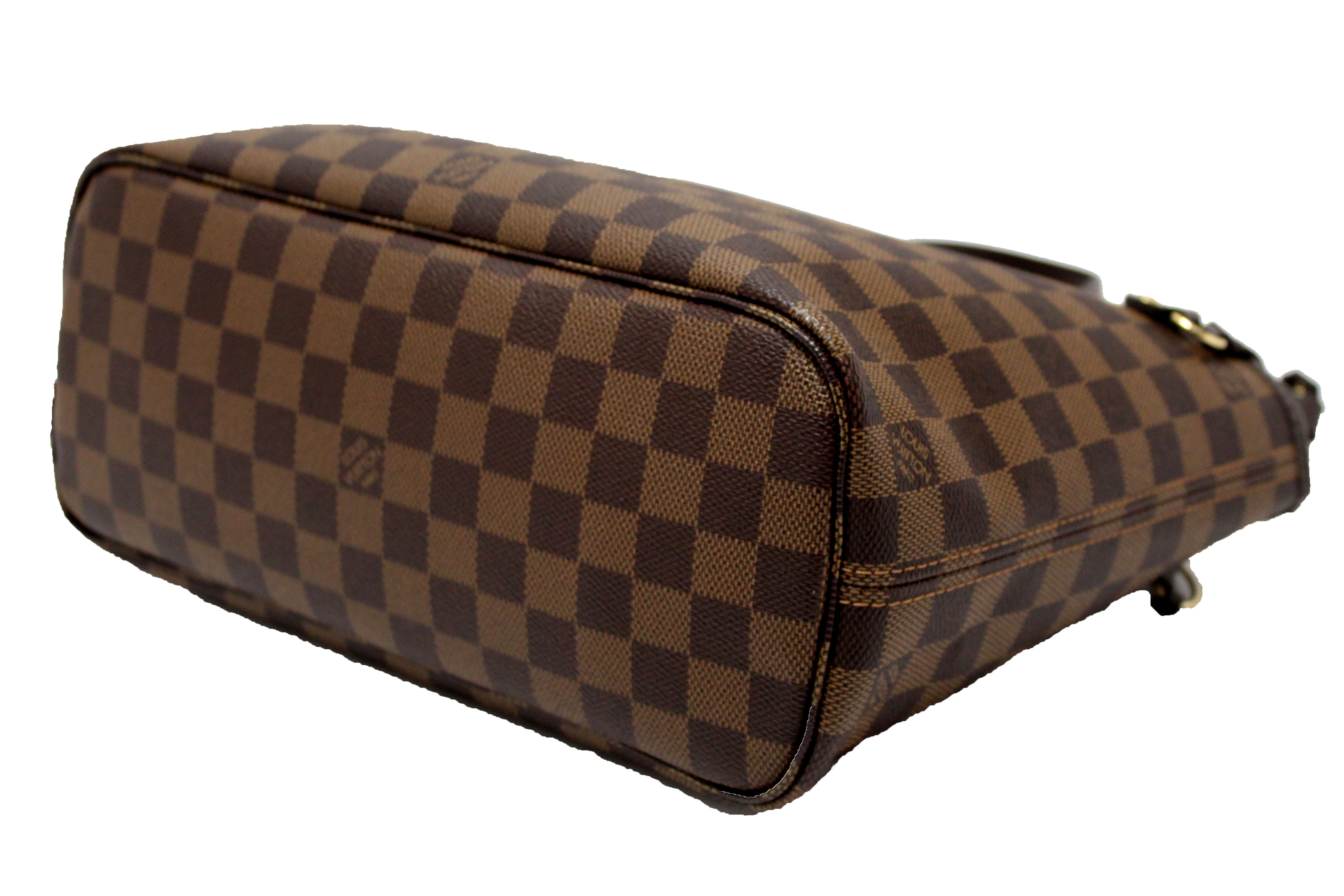 Authentic Louis Vuitton Damier Ebene Canvas Neverfull PM Shoulder Tote Bag - Luxury Handbag for Women, Perfect for Work, Travel & Shopping