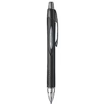 Uni Mitsubishi Jetstream Rubber Grip Black Ballpoint Pen - Smooth Writing for Office, School & Everyday Use