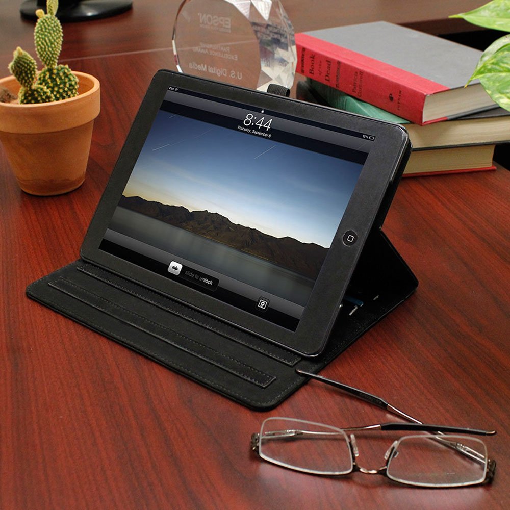 Guard Dog NCAA Alpha Folio Protective Case for iPad 2 & iPad 3 - Durable Cover with Team Logo for School, Work & Travel