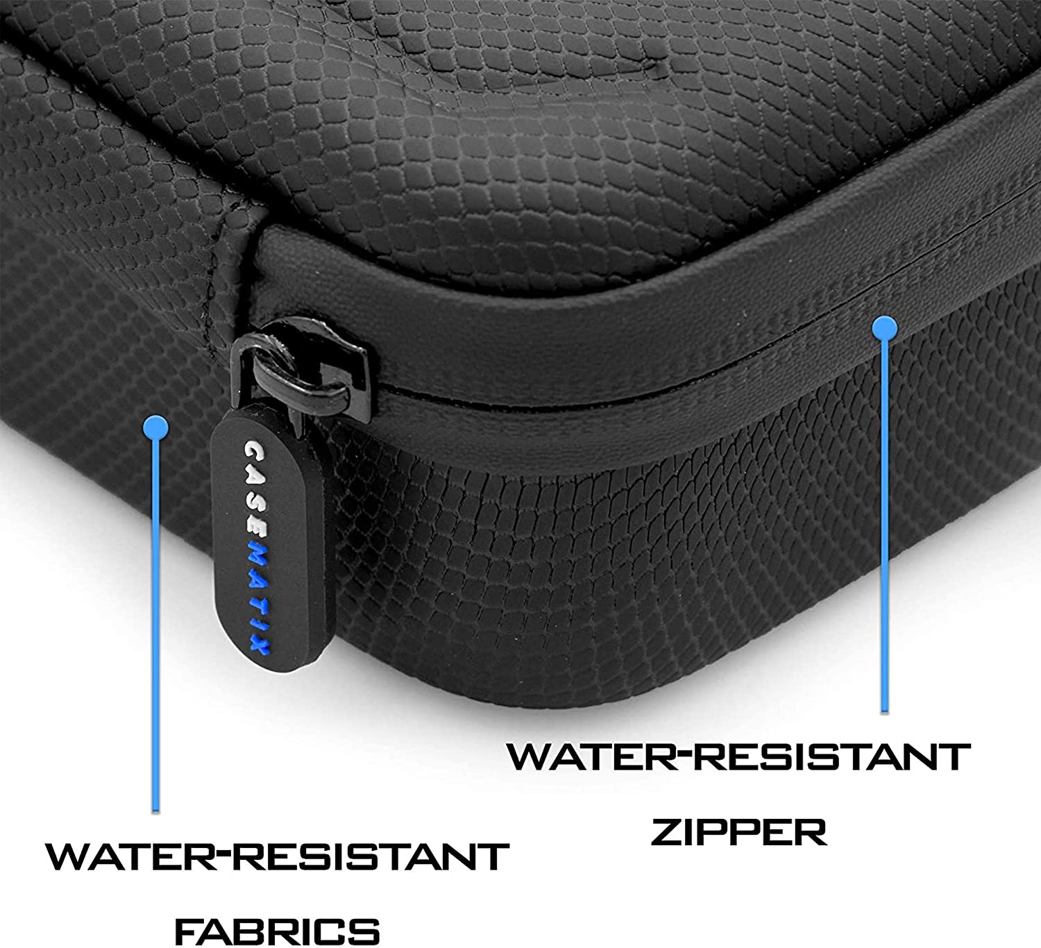 CASEMATIX Golf Rangefinder Case - Compatible with Gogogo Sport Vpro Laser Rangefinders, Wosports Golf GPS Devices & More | Protective Cover for Golf Accessories | Perfect for Golf Course & Outdoor Use
